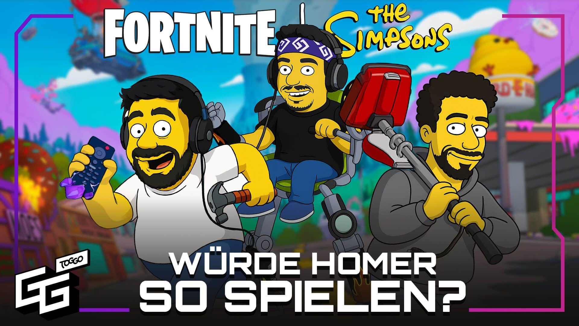 Fortnite wie die Simpsons spielen! | Fortnite Simpsons