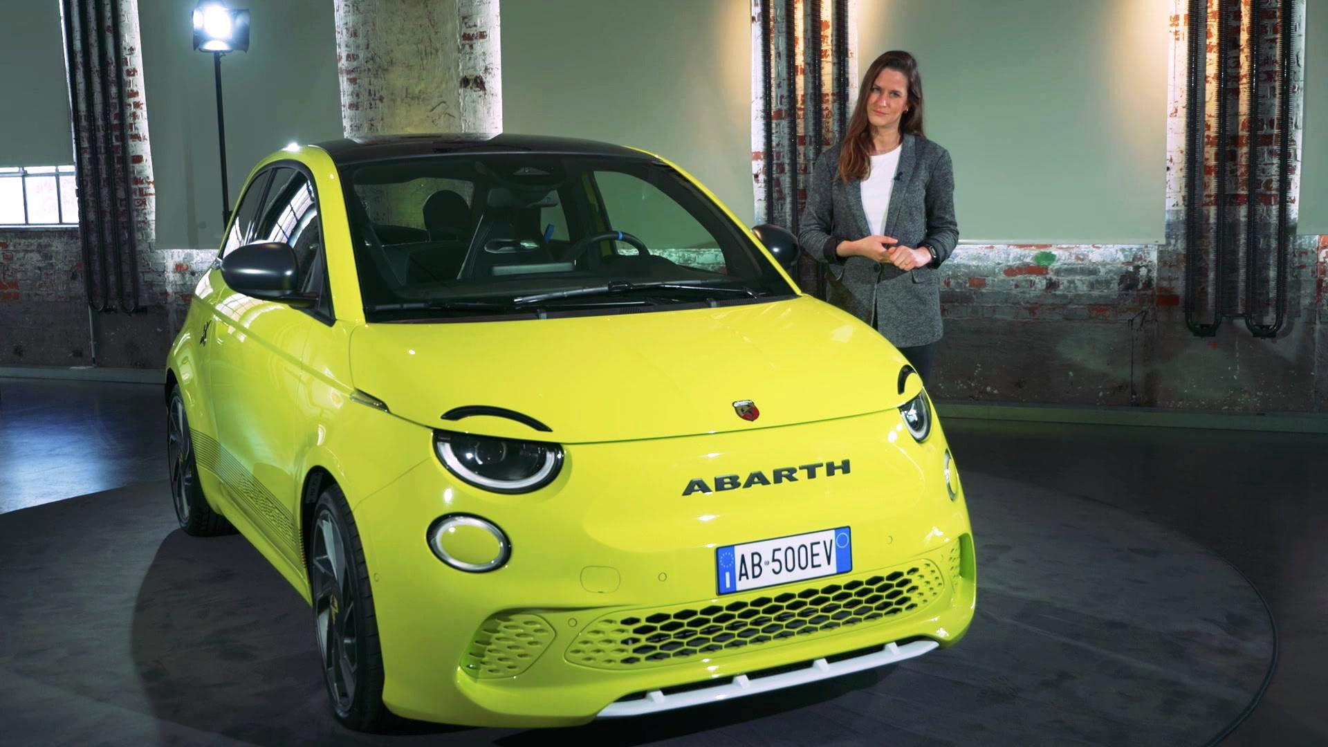 Thema u. a.:  Abarth setzt den Fiat 500 unter Strom