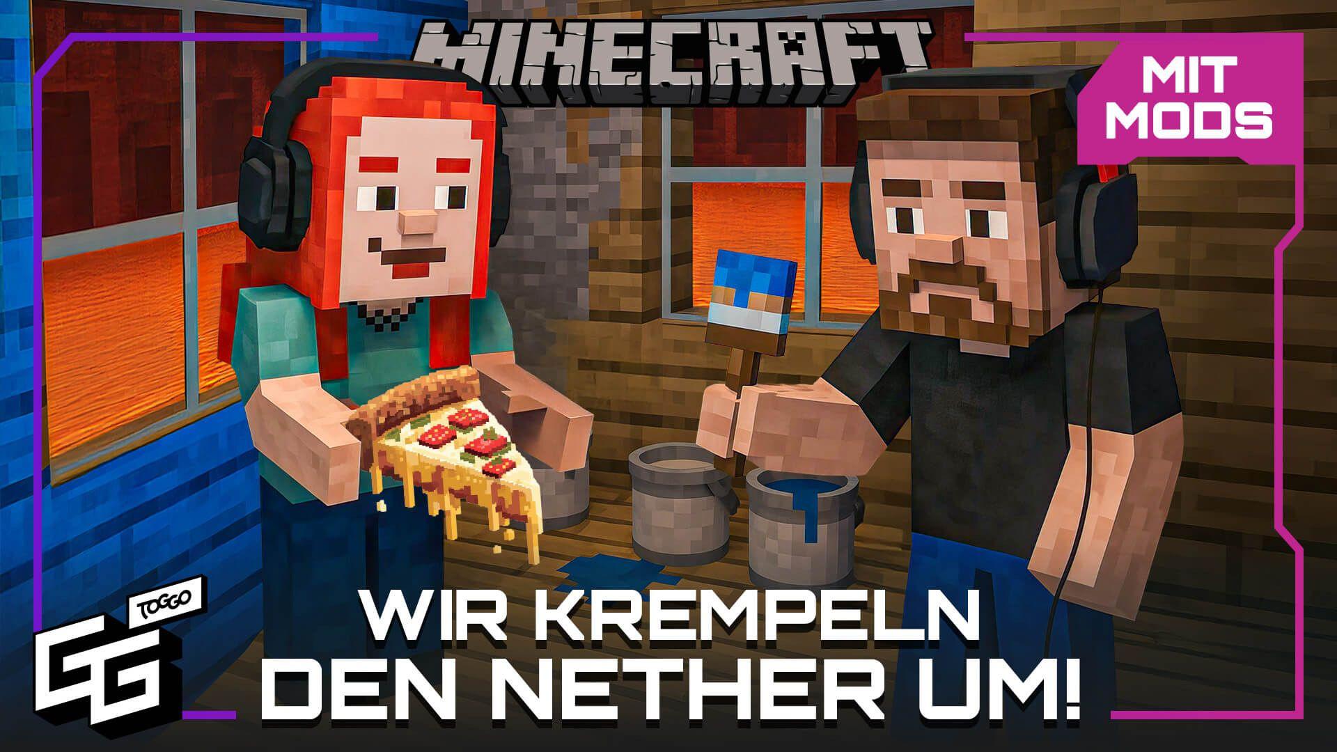 Es gibt Pizza im Nether?! | Minecraft Folge 41