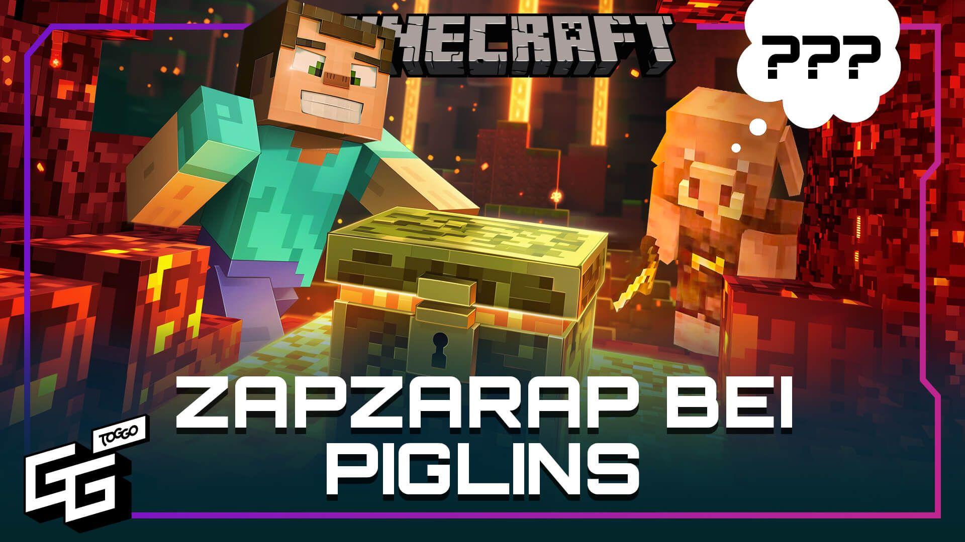 Piglins beklauen ohne aufzufallen | Minecraft Folge 12