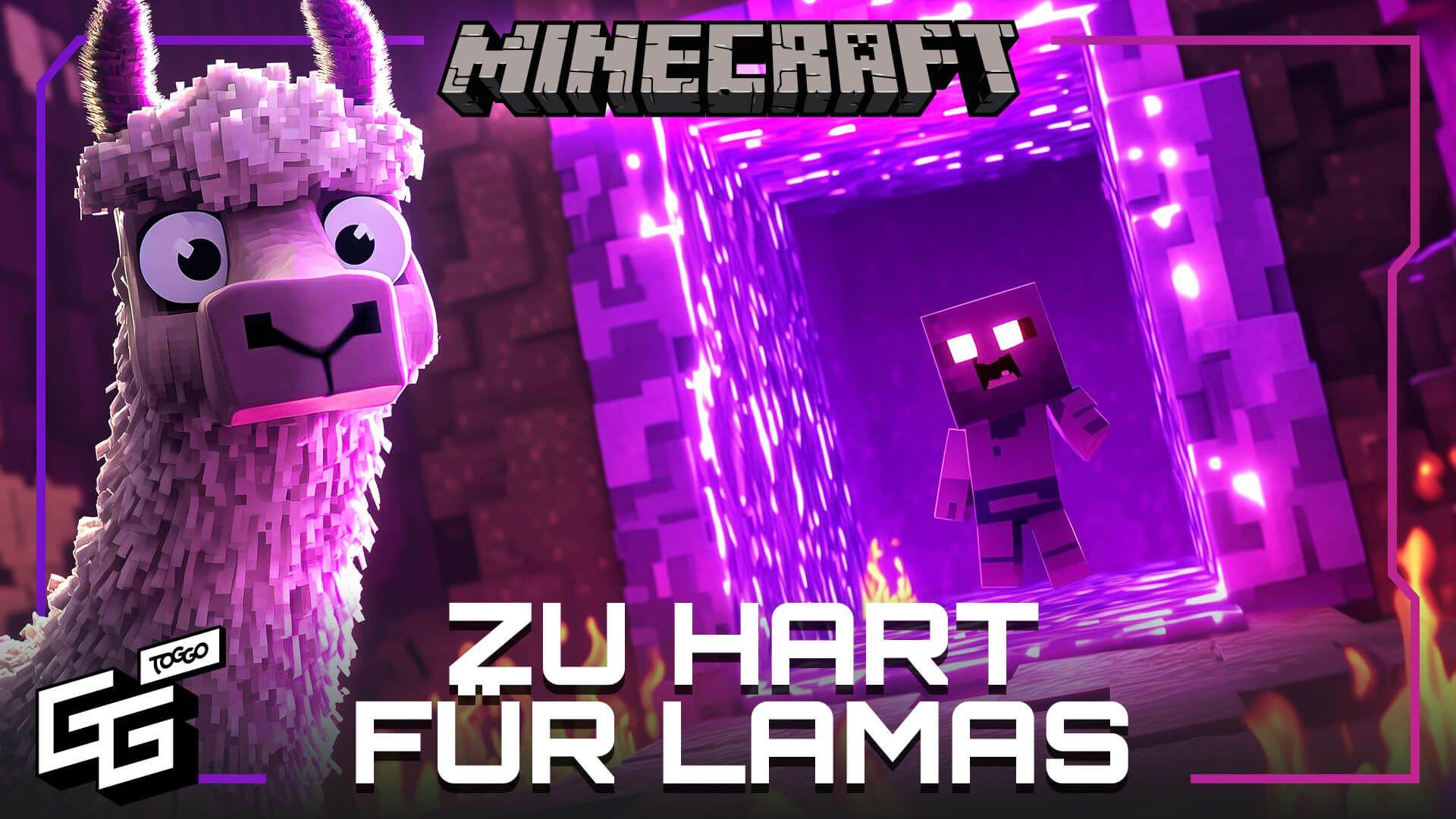 Mutig oder verrückt? Lamas im Nether! | Minecraft Folge 33