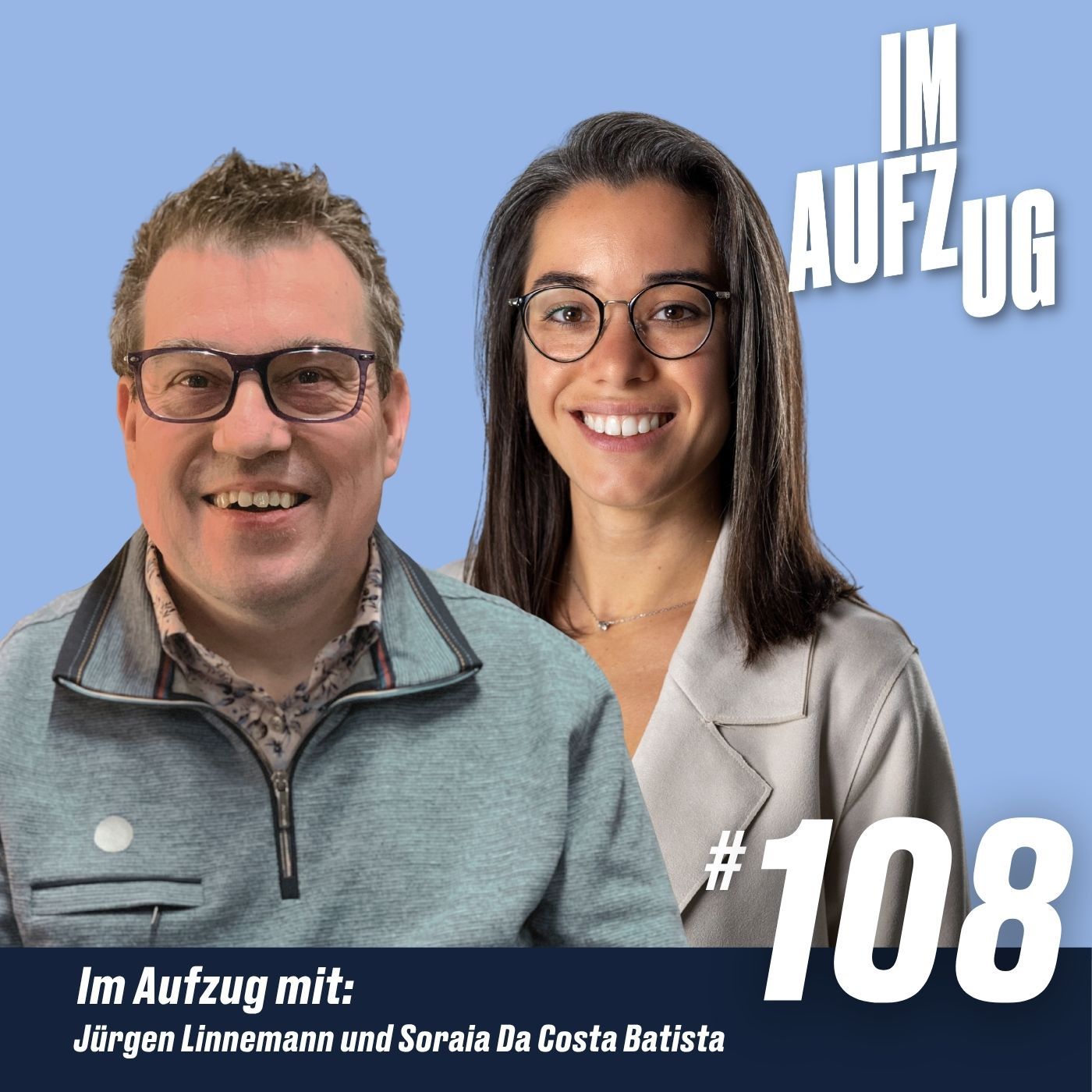 Im Aufzug mit Jürgen Linnemann & Soraia Da Costa Batista
