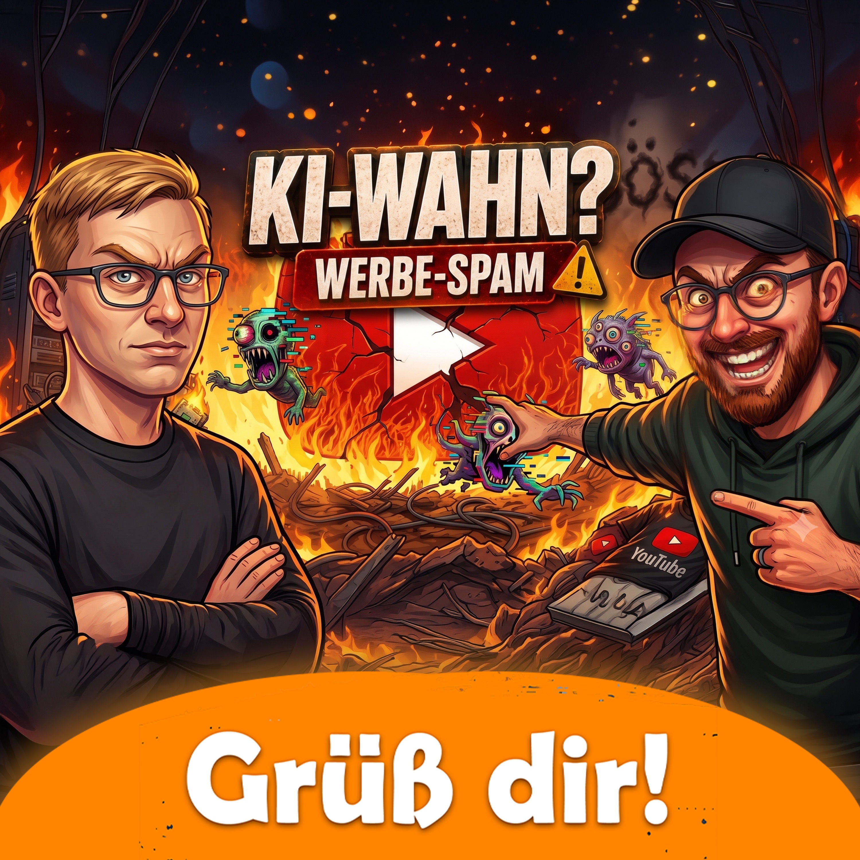 Zerstören WIR YouTube? : KI-Wahn & Werbe-Spam – Grüß Dir #63