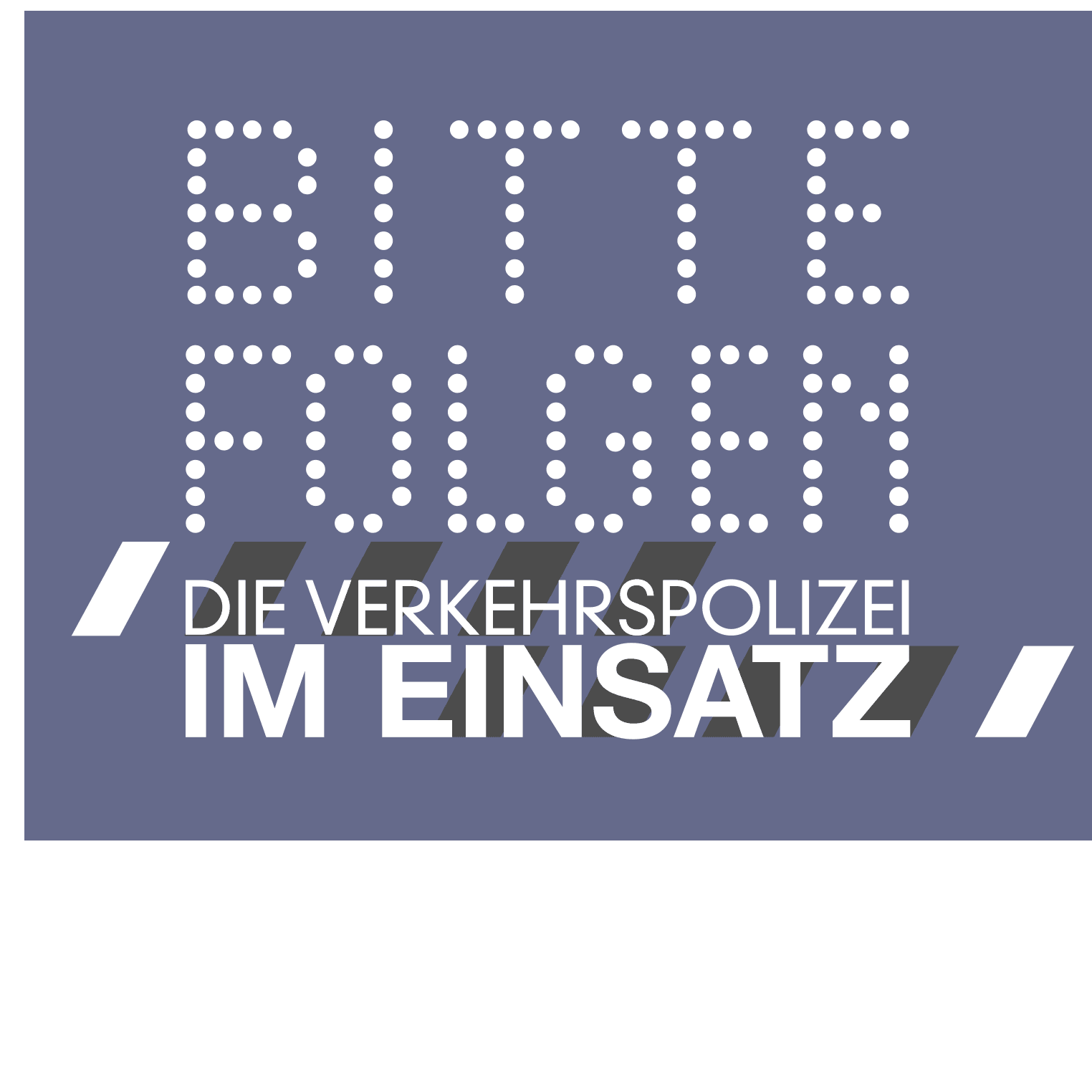 Bitte folgen! Die Verkehrspolizei im Einsatz