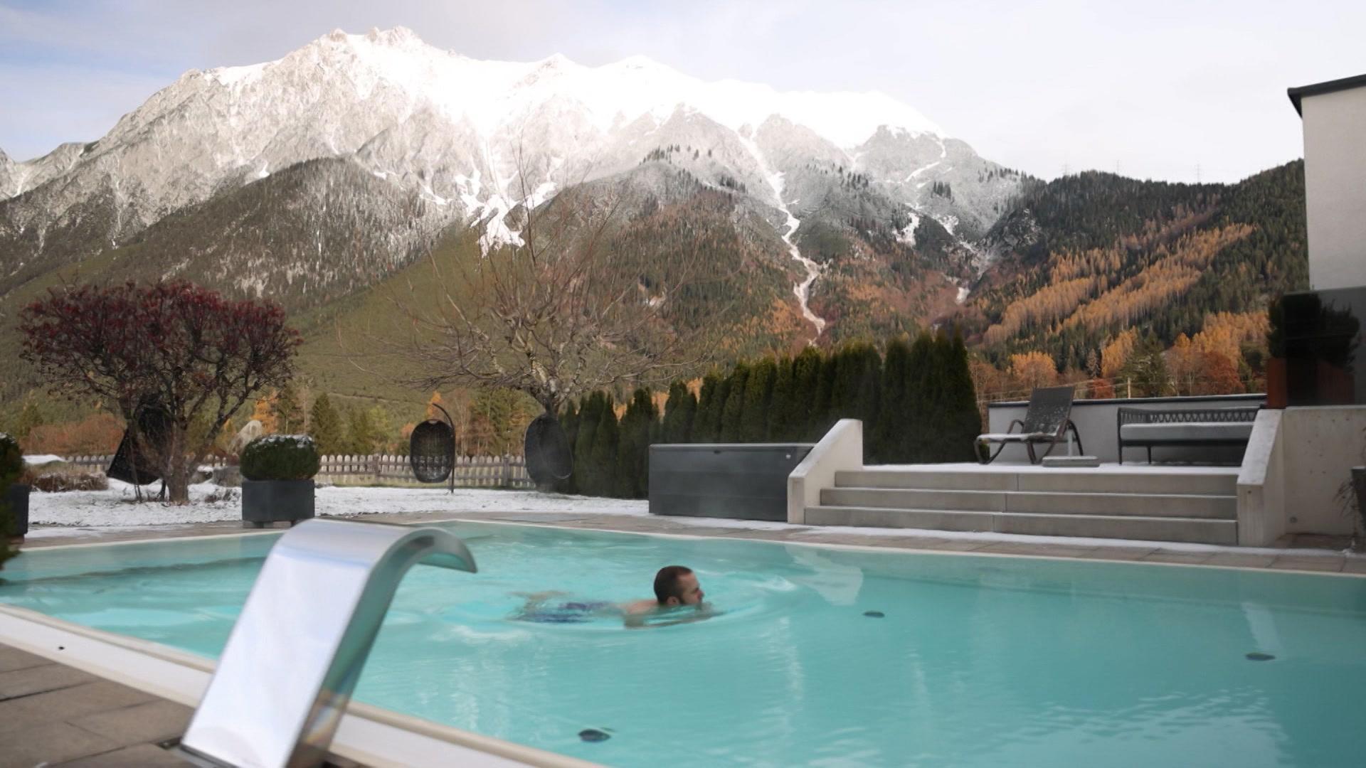 Thema u.a.: mobil im Winter - Entspannung in Wellness-Oasen
