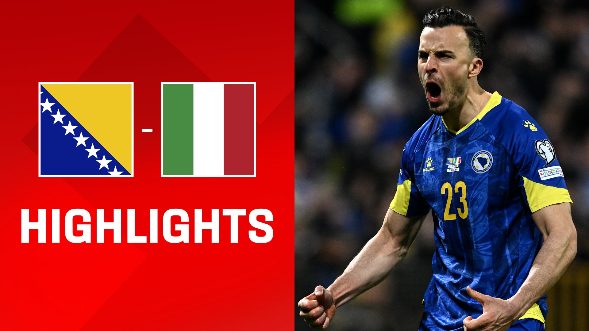 Highlights: Bosnien-Herzegowina - Italien