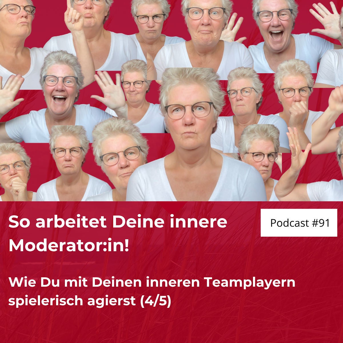 #91 Das innere Team: Wie die innere Moderatorin für Ruhe im Kopf sorgt (Teil 4/5)