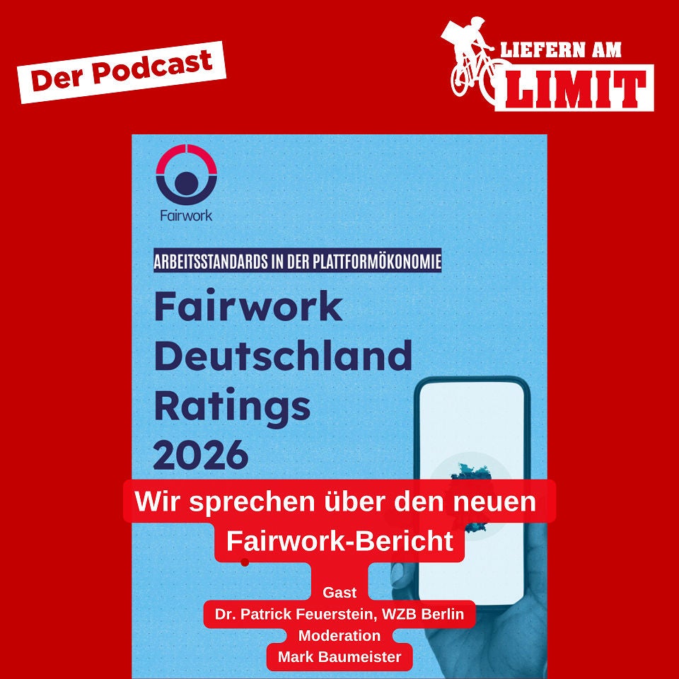 Fairwork- Bericht 2026: Lieferdienste weiterhin unfair