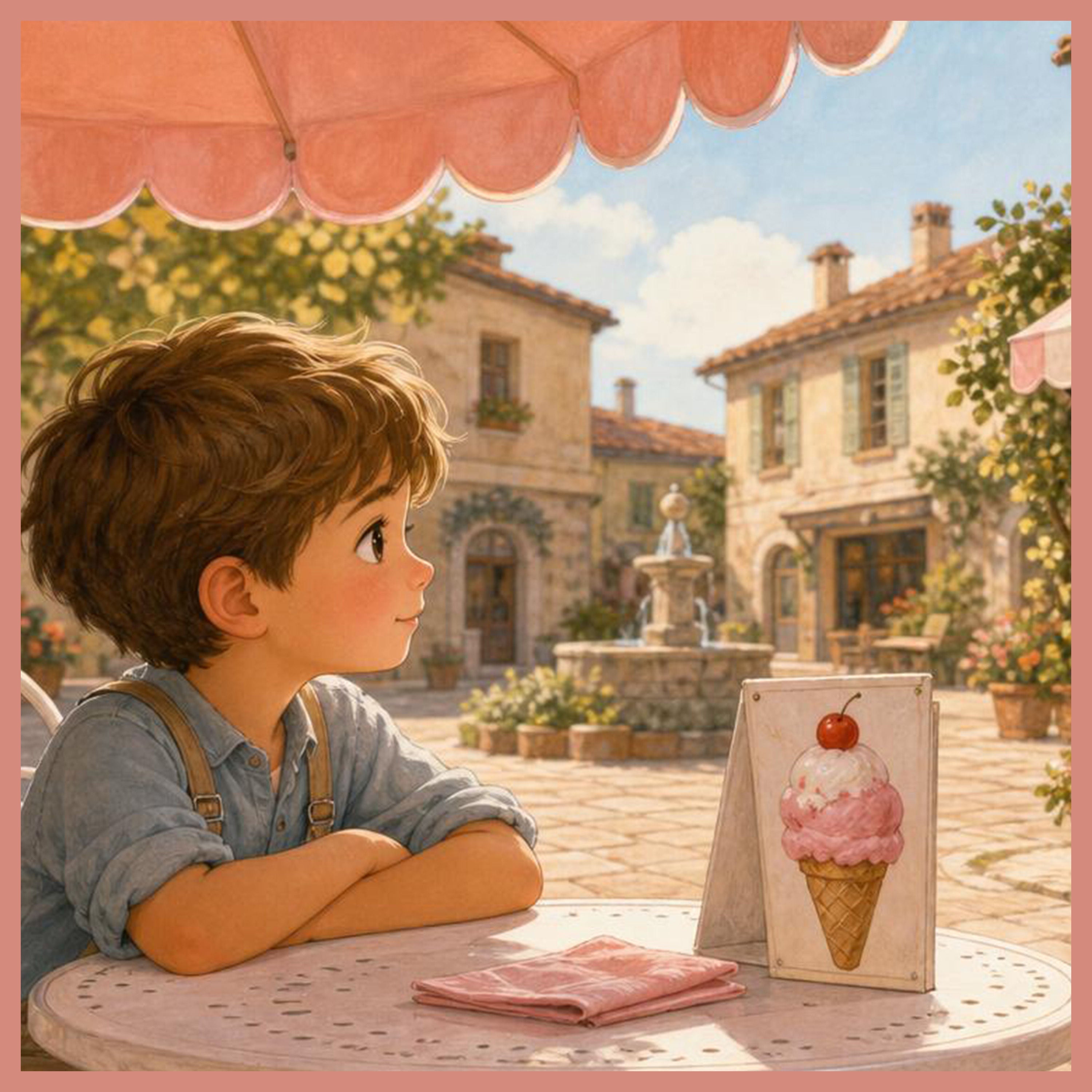 Die kleine Eisdiele – Fantasiereise für Kinder zum Malen