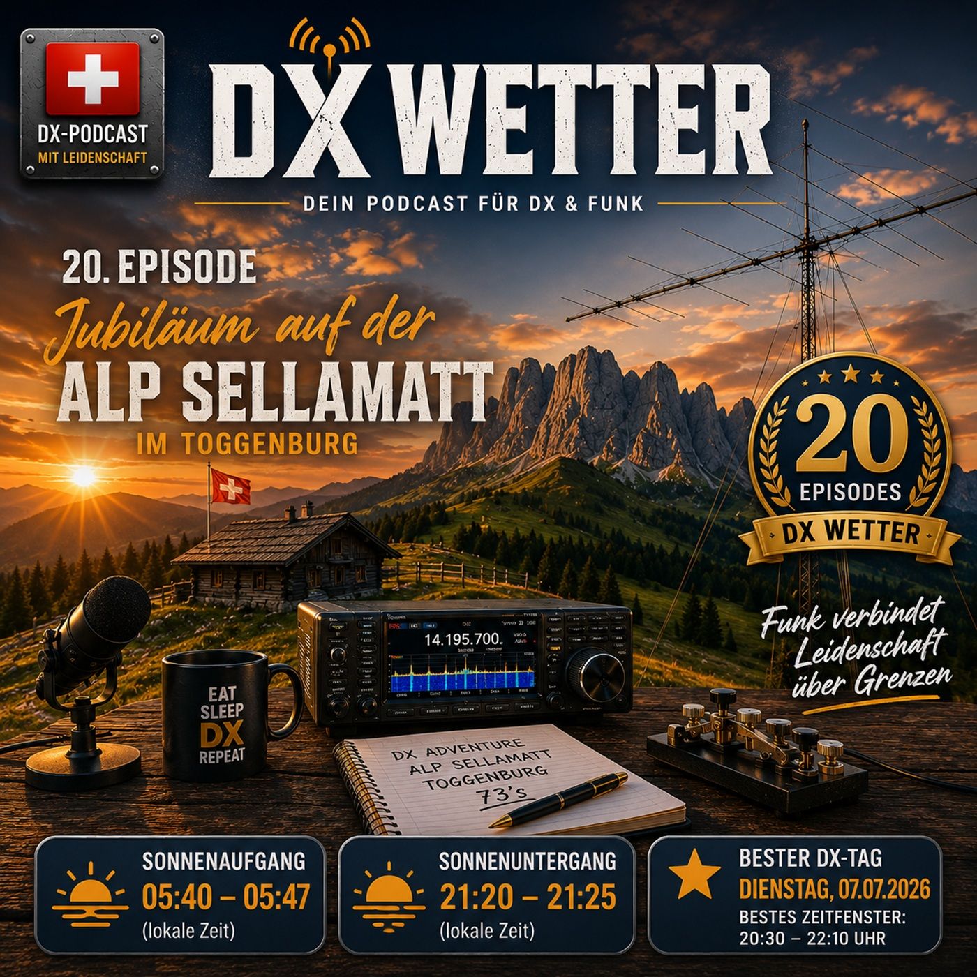 DX WETTER - 20. Episode Jubiläum