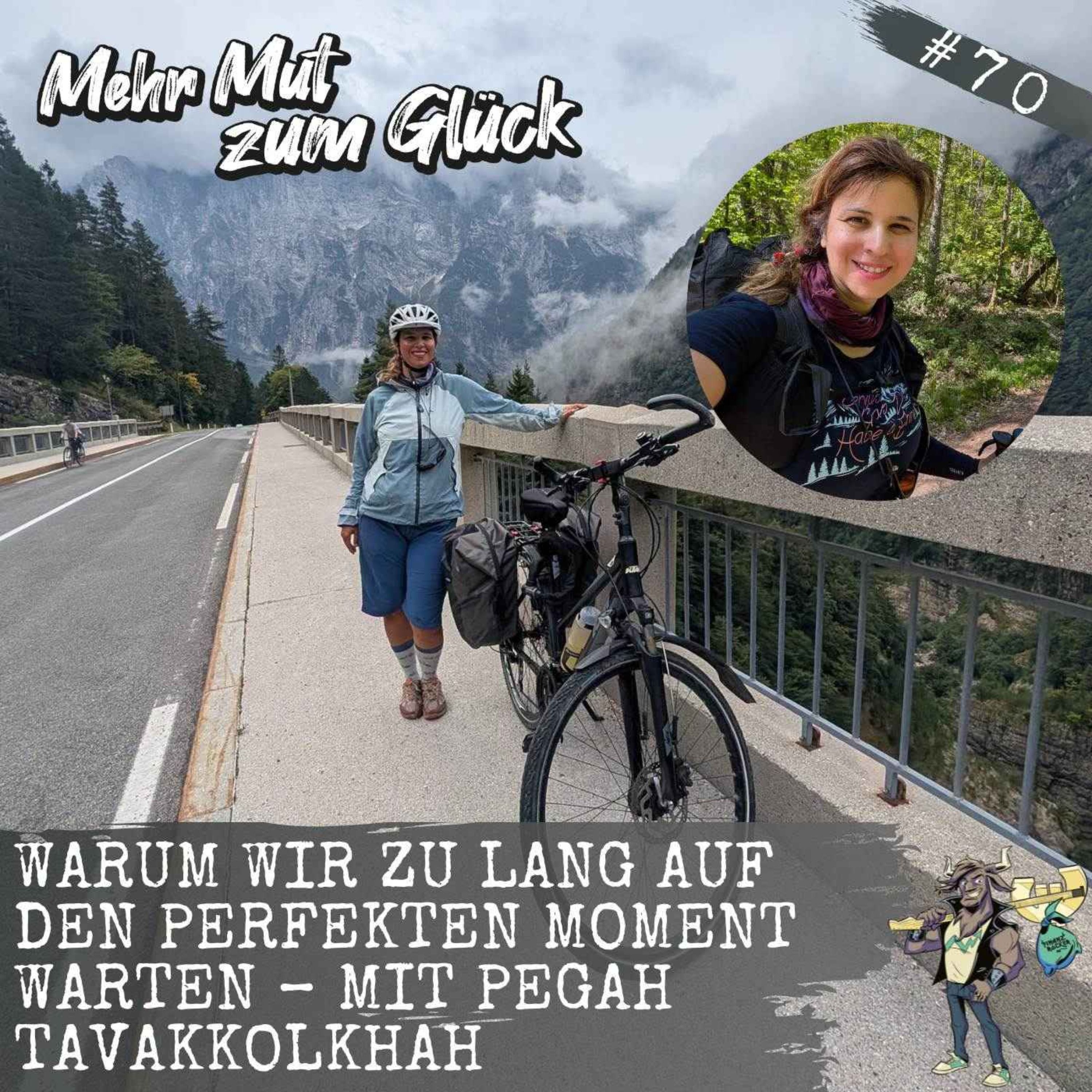Einfach losfahren: Wie Pegah Tavakkolkhah auf dem Fahrrad lernte, nicht länger auf den richtigen Moment zu warten
