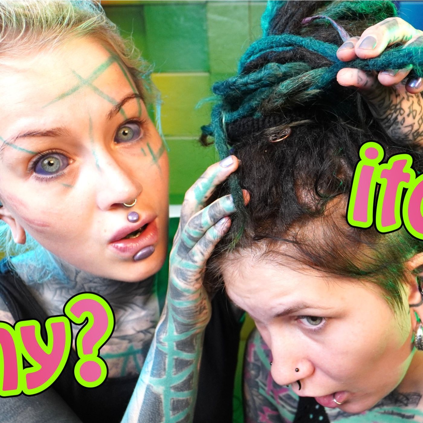 Dreadlocks hair style ASMR // sounds of my dreads (gentle whisper)