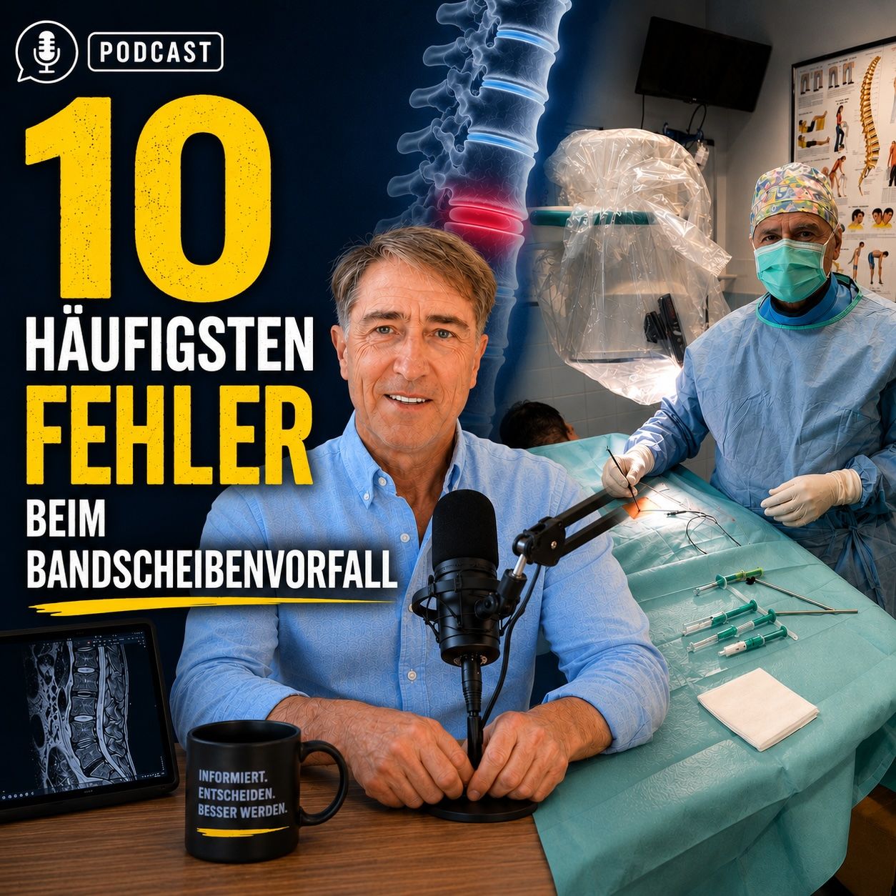 10 Fehler die sie machen können bei der Diagnose Bandscheibenvorfall