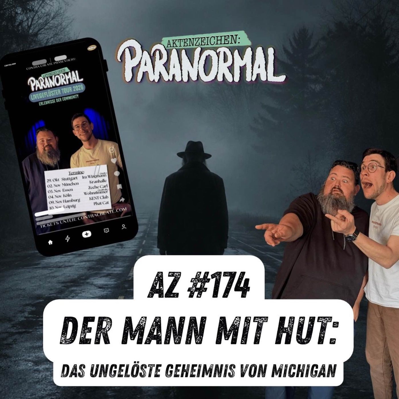 AZ #174 - Der Mann mit Hut - Das ungelöste Geheimnis von Michigan