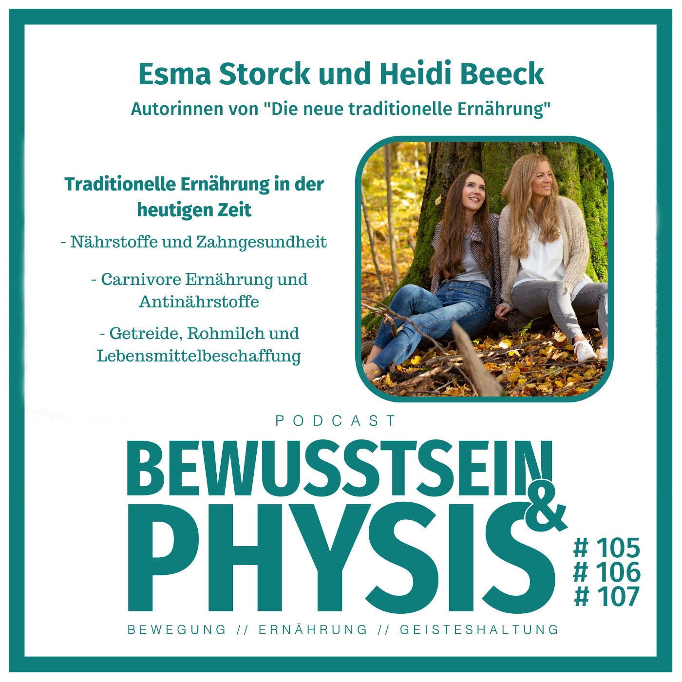 106 2/3 Heidi Beeck und Esma Storck - traditionelle Ernährung in der heutigen Zeit