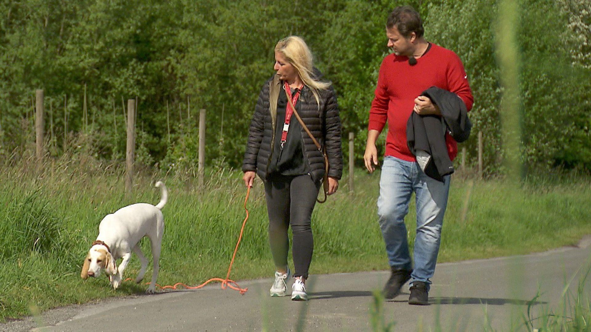 Heute u. a. mit: Isabell mit Jagdhund Vida