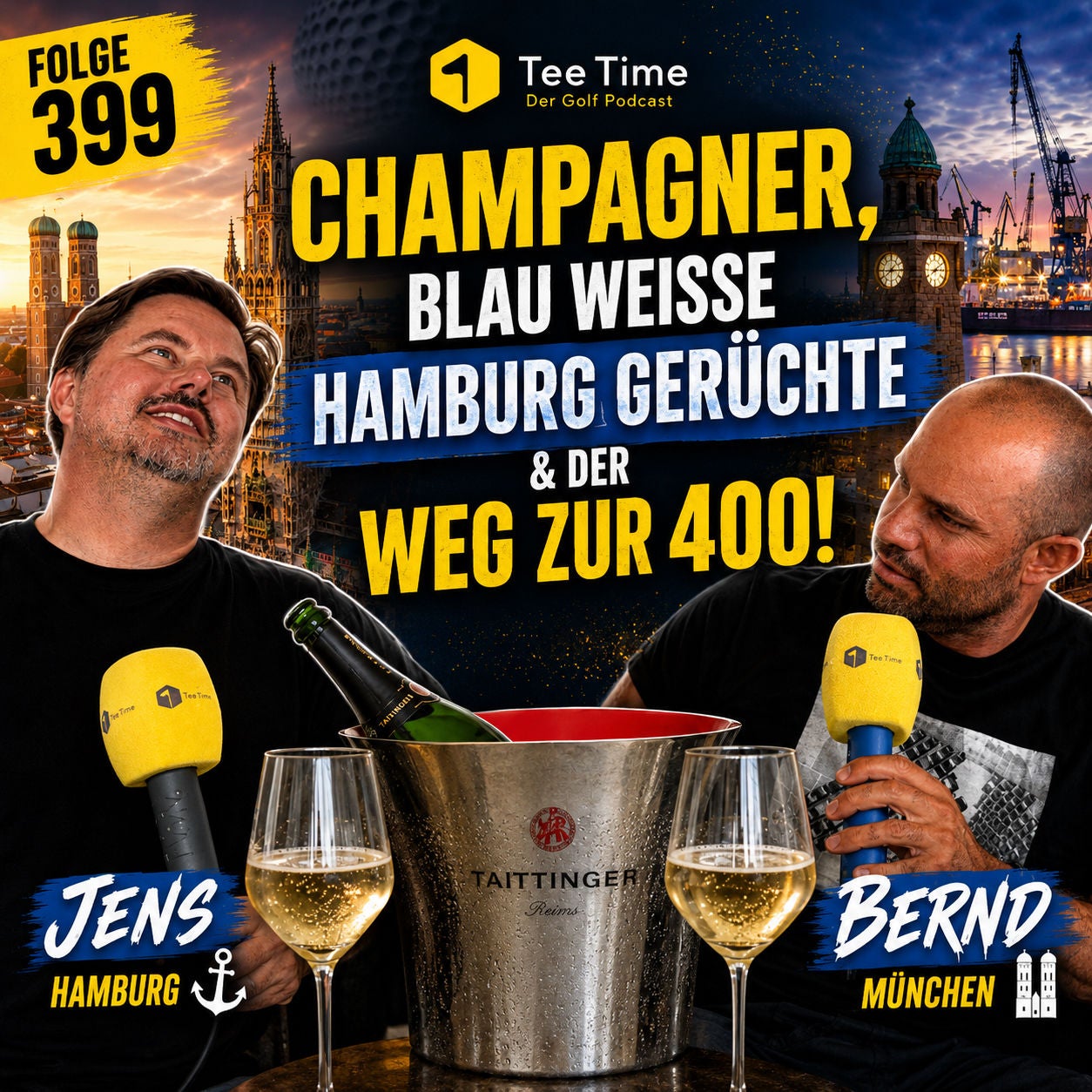 Champagner, blau weisse Hamburg Gerüchte & der Weg zur 400