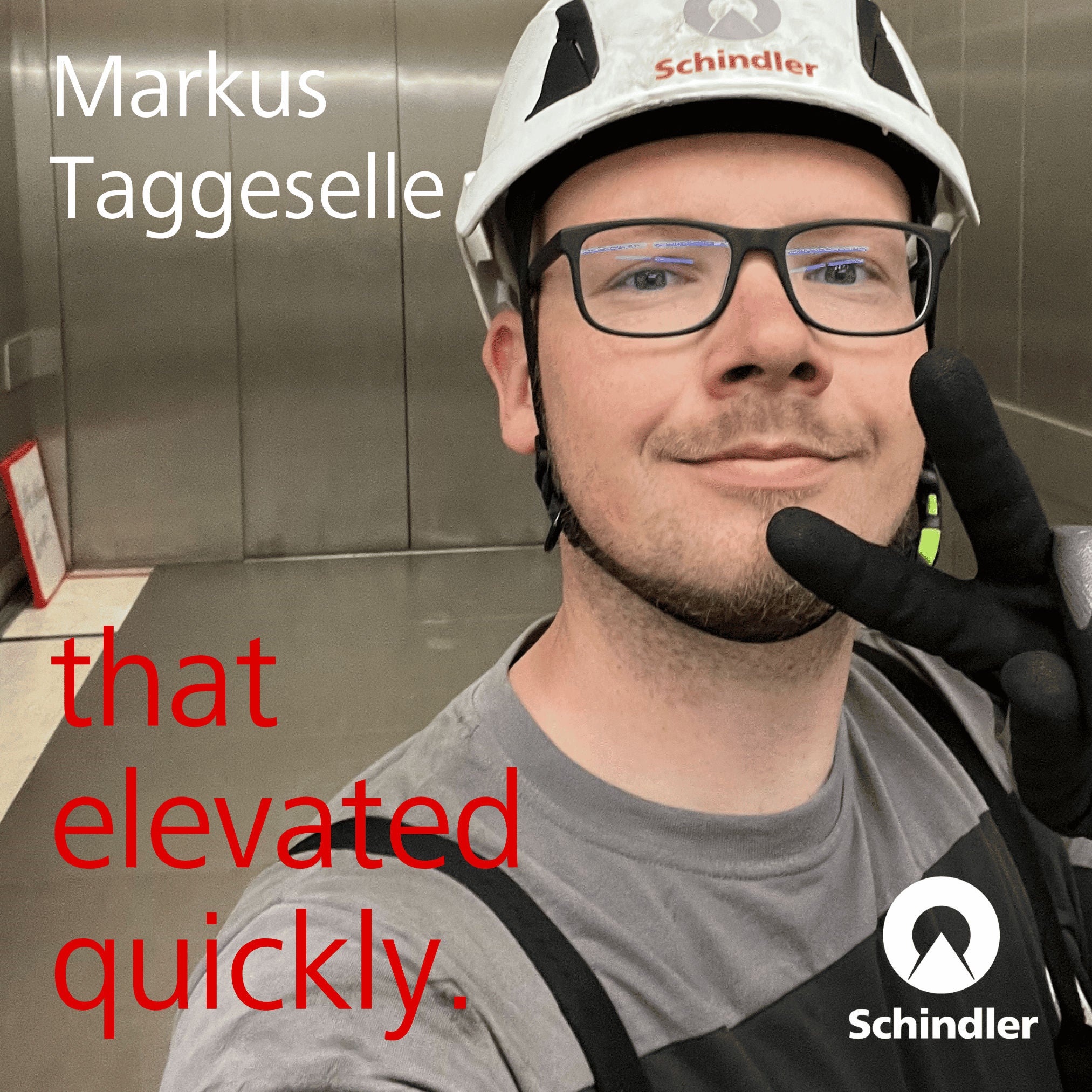 Markus Taggeselle: Wie ein Servicetechniker 30 Millionen im Aufzug transportiert