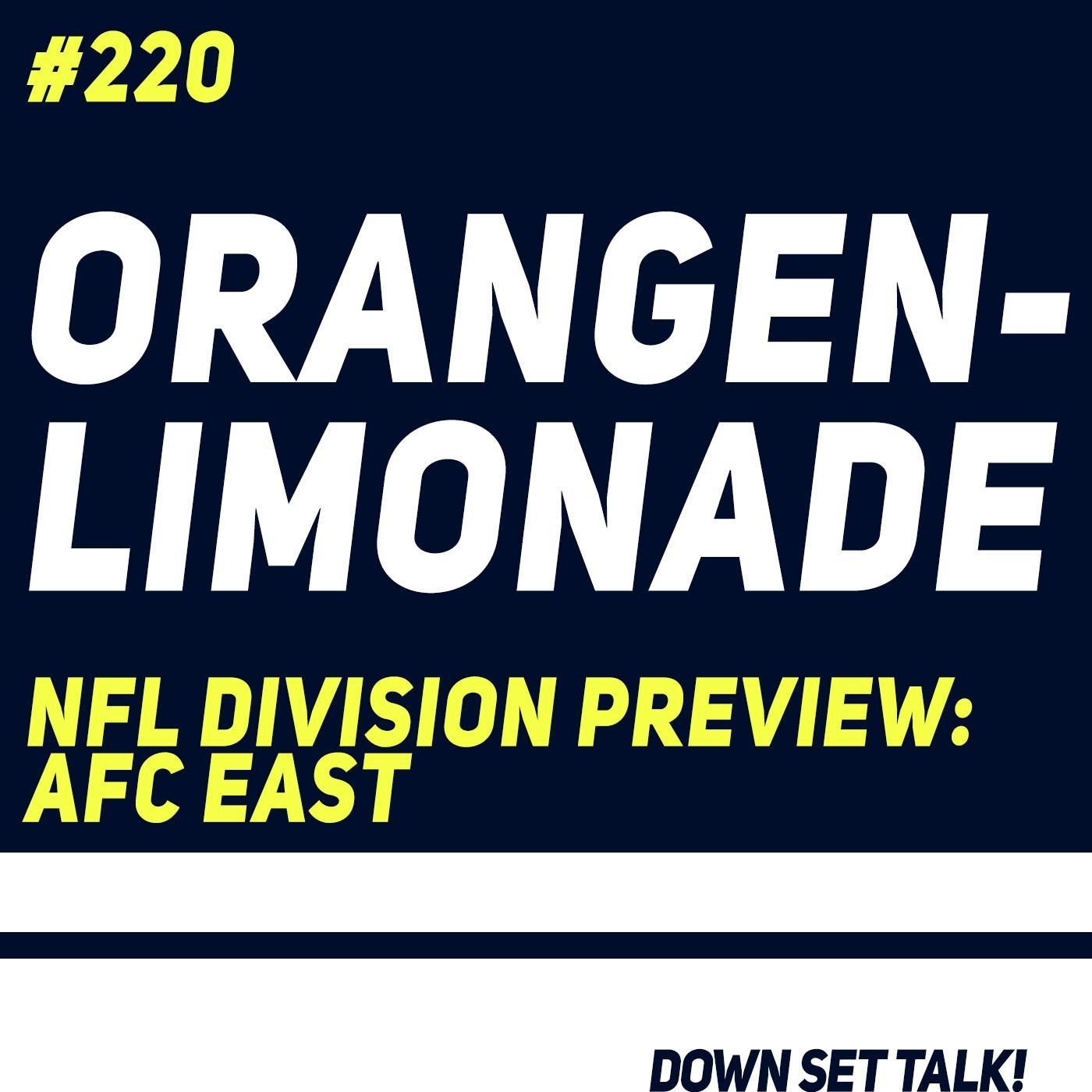 ORANGENLIMONADE - NFL Division Preview: AFC East