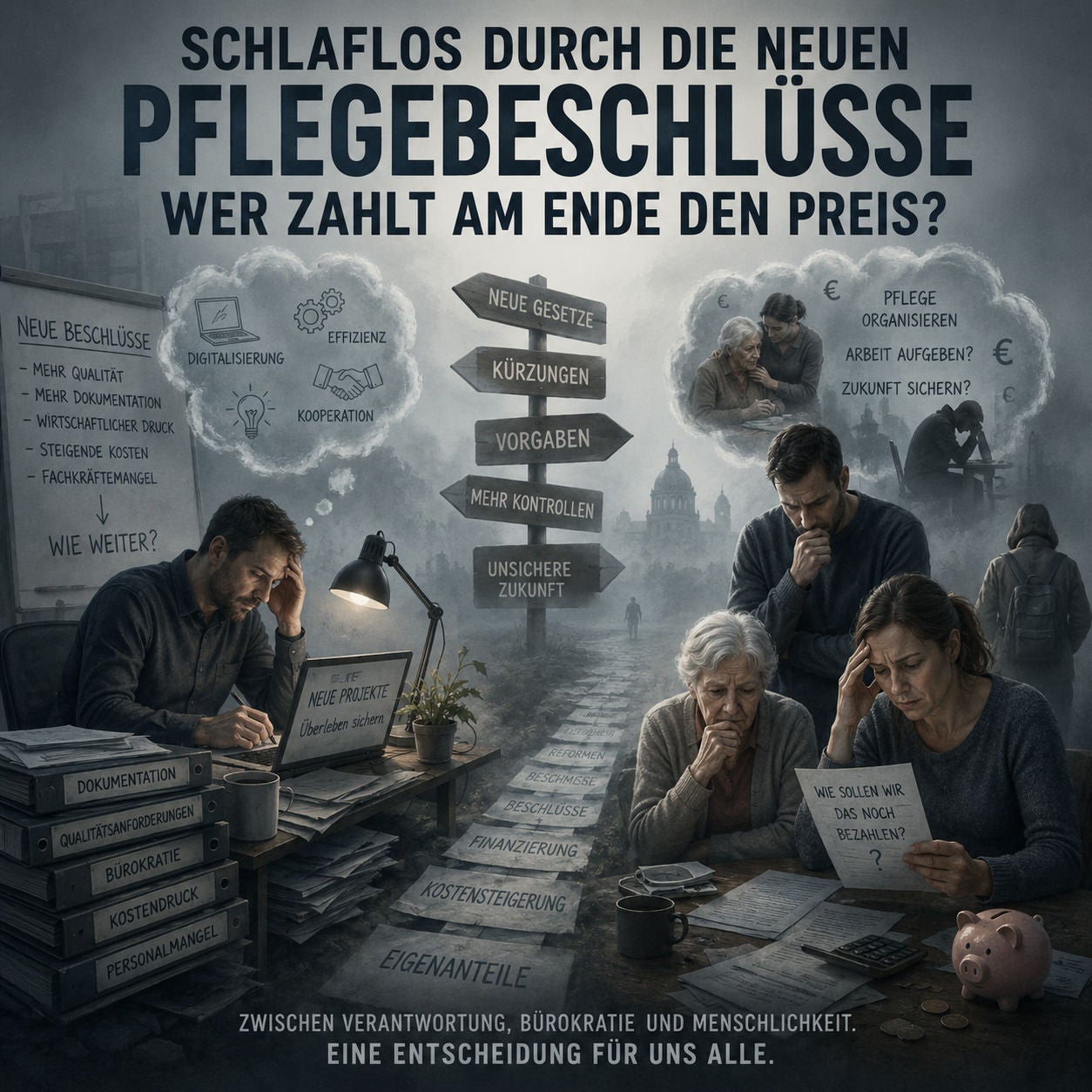 Schlaflos durch die neuen Pflegebeschlüsse - Wer zahlt am Ende den Preis
