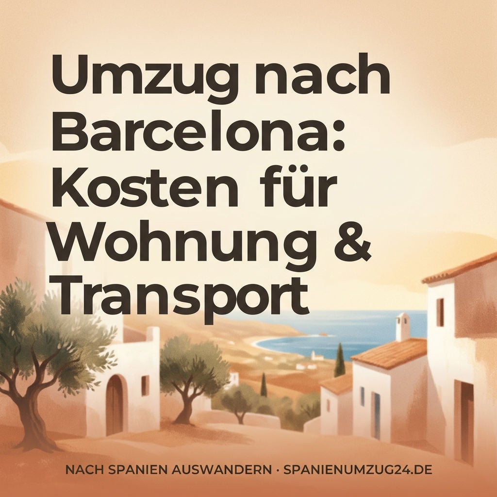 Umzug nach Barcelona: Kosten für Wohnung & Transport