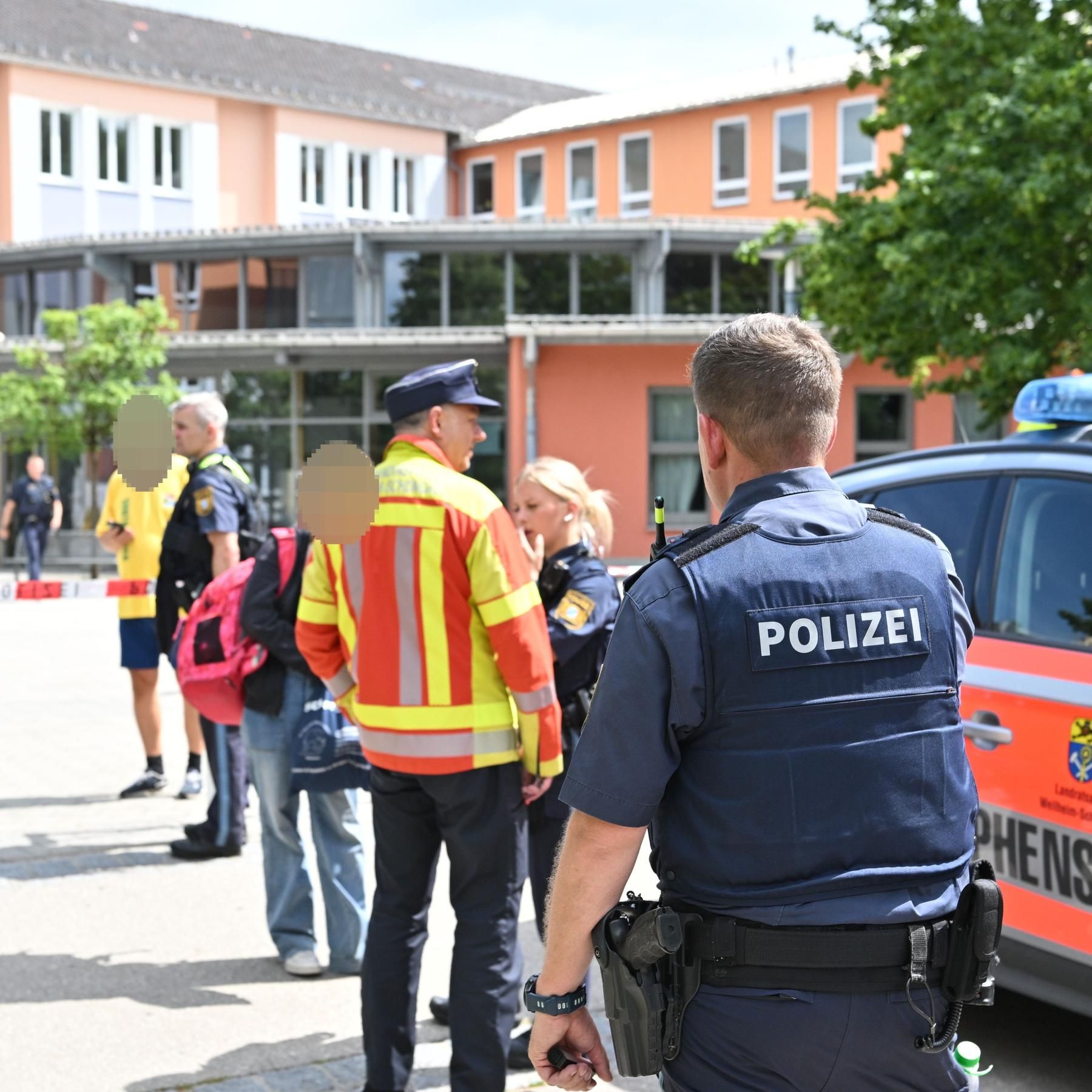 Großeinsatz am Gymnasium Schongau: Innenminister Herrmann spricht von Amoklauf