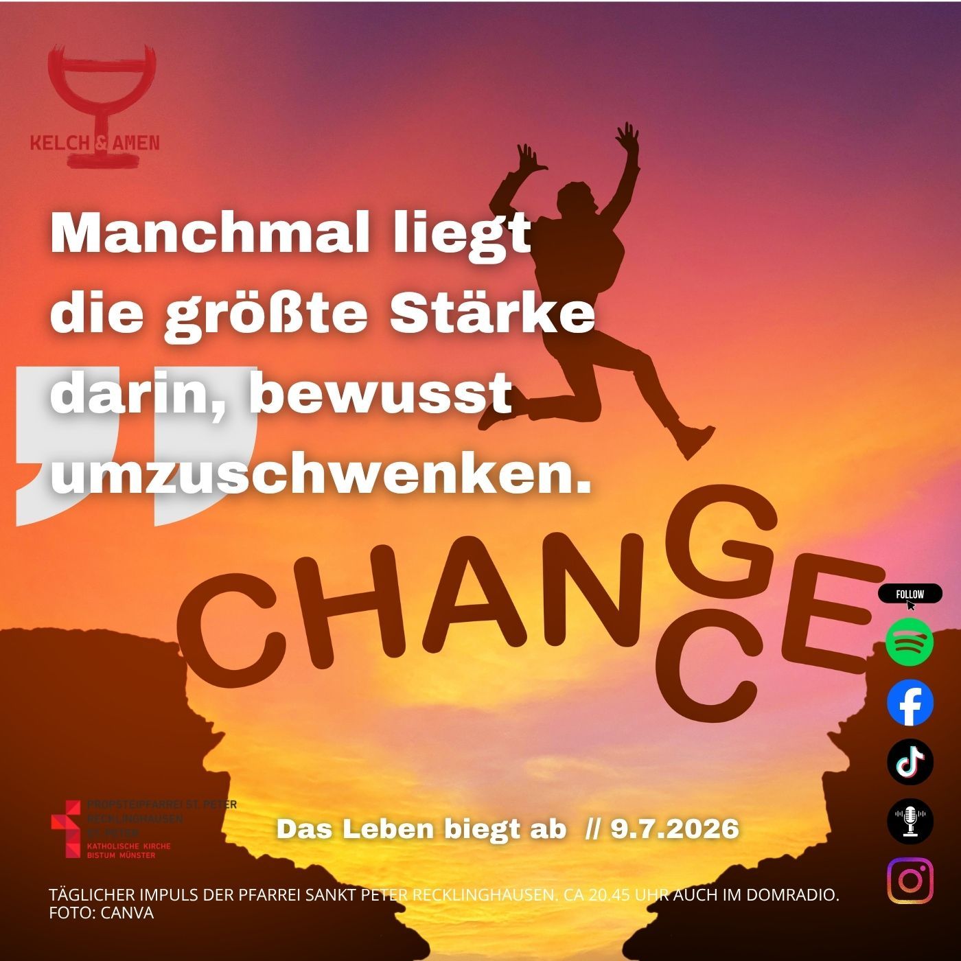 Das Leben biegt ab // 9.7.2026