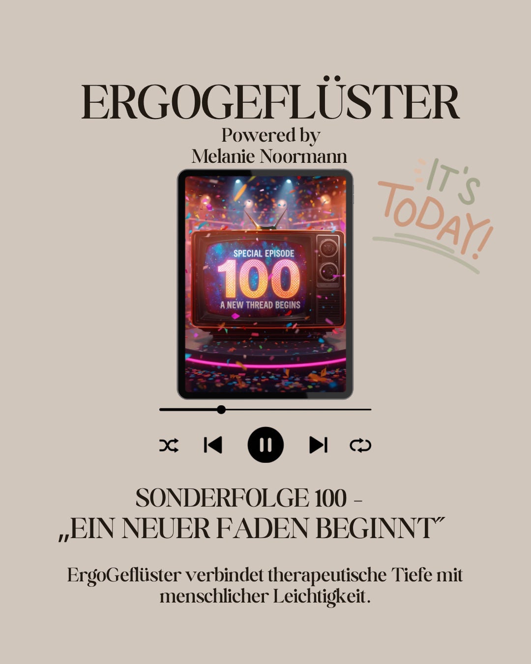 Ein neuer Faden beginnt