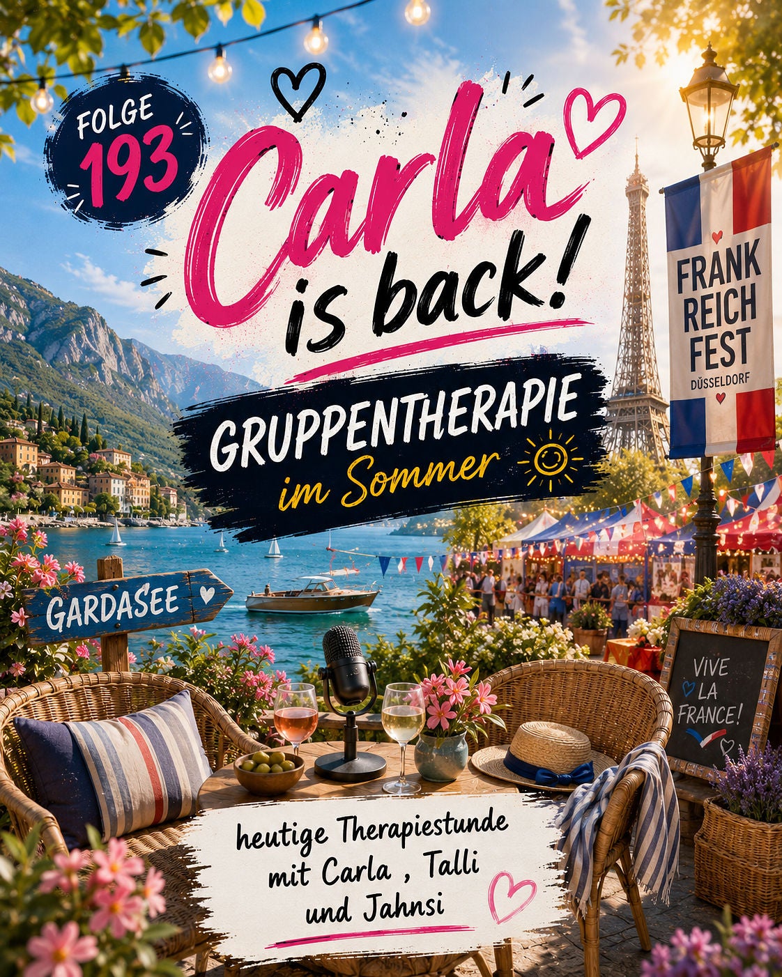 Carla is back – Gruppentherapie im Sommer