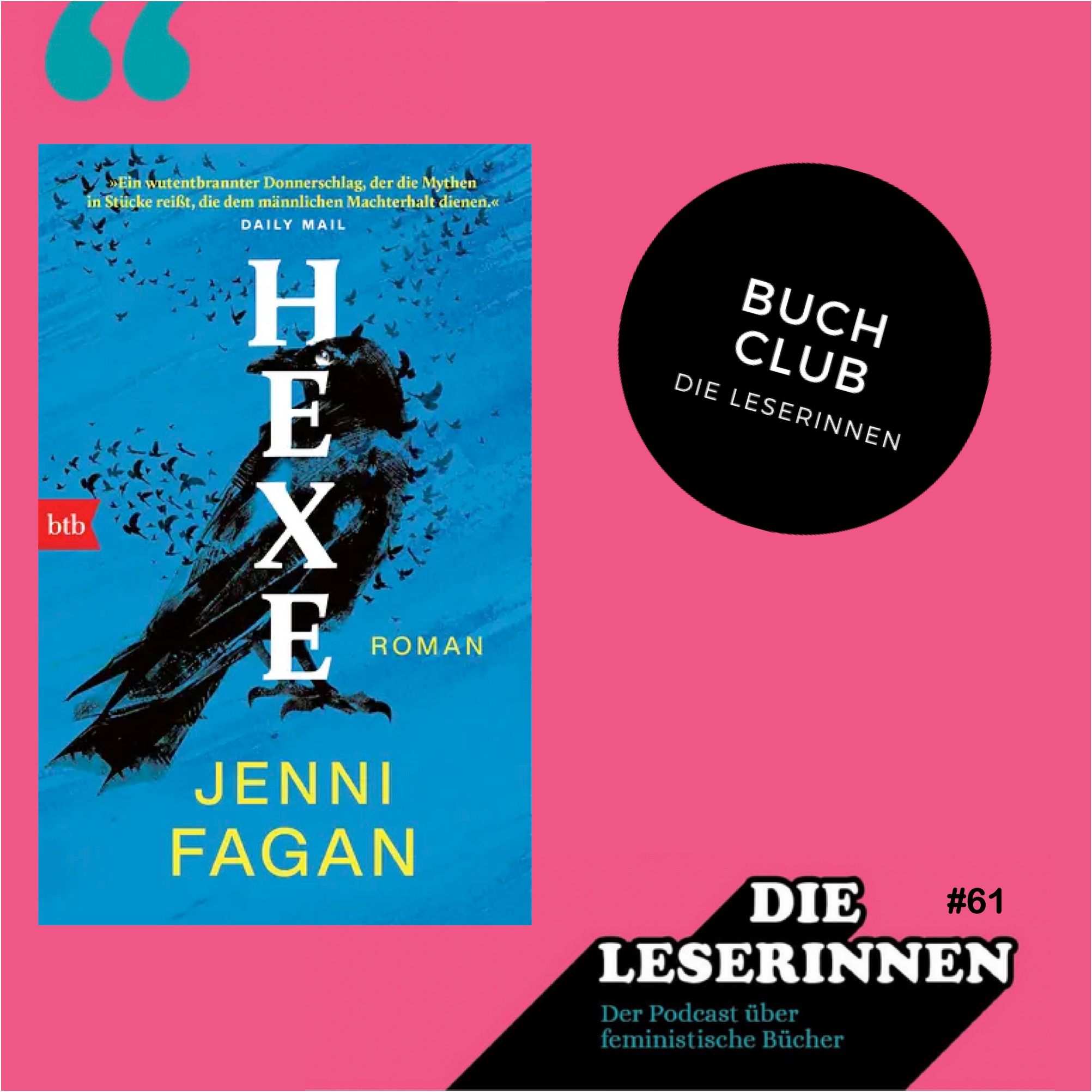 Folge 61: Der Buch Club zu Hexe von Jenny Fagan