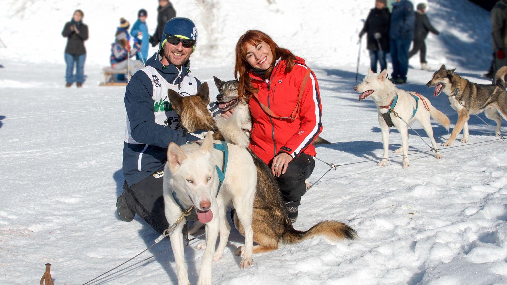 Diana Eichhorn im Husky-Rennfieber