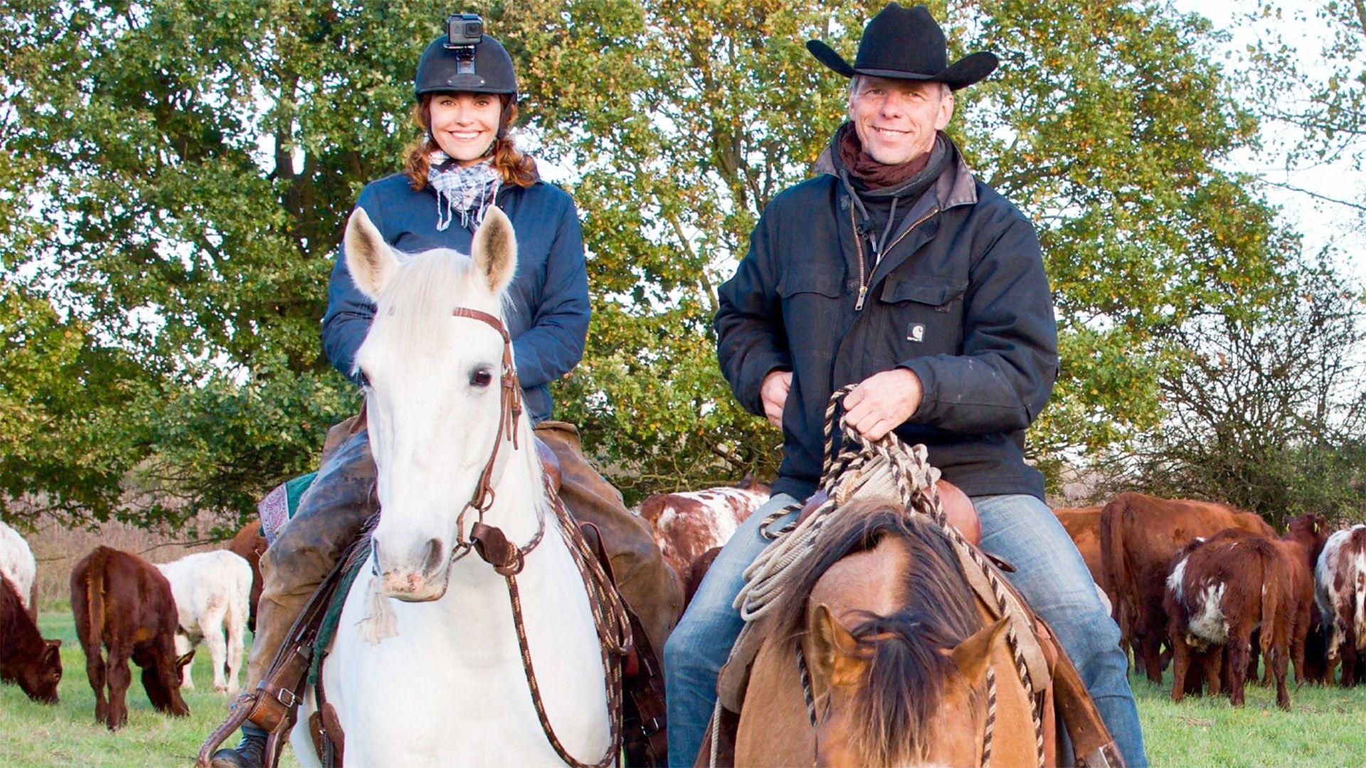Thema heute u.a.: Viehtrieb nach Cowboy-Art!