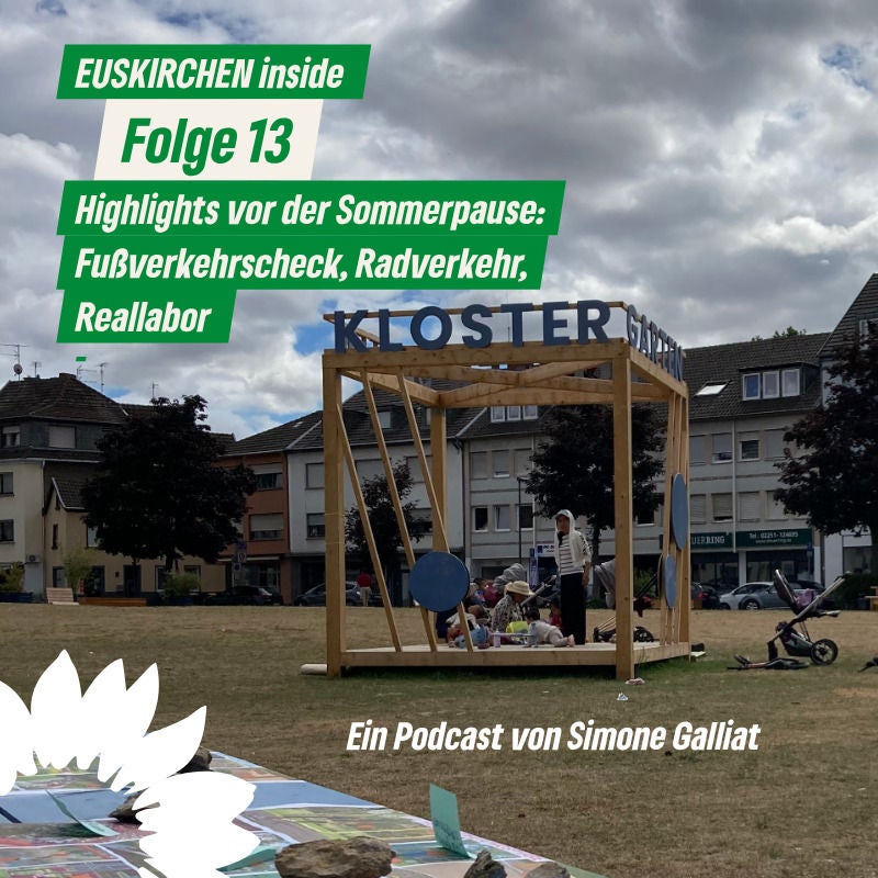 Highlights vor der Sommerpause: Fußverkehrscheck, Radverkehr, Reallabor im Klostergarten