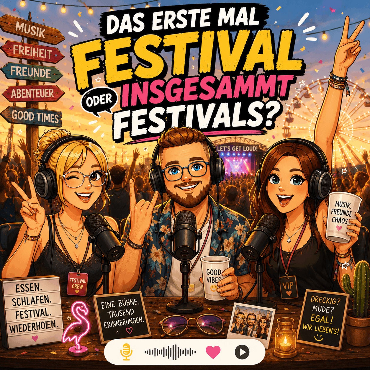#009 Schlamm, Schlafmangel & Schnapsideen: Festivalwahnsinn pur