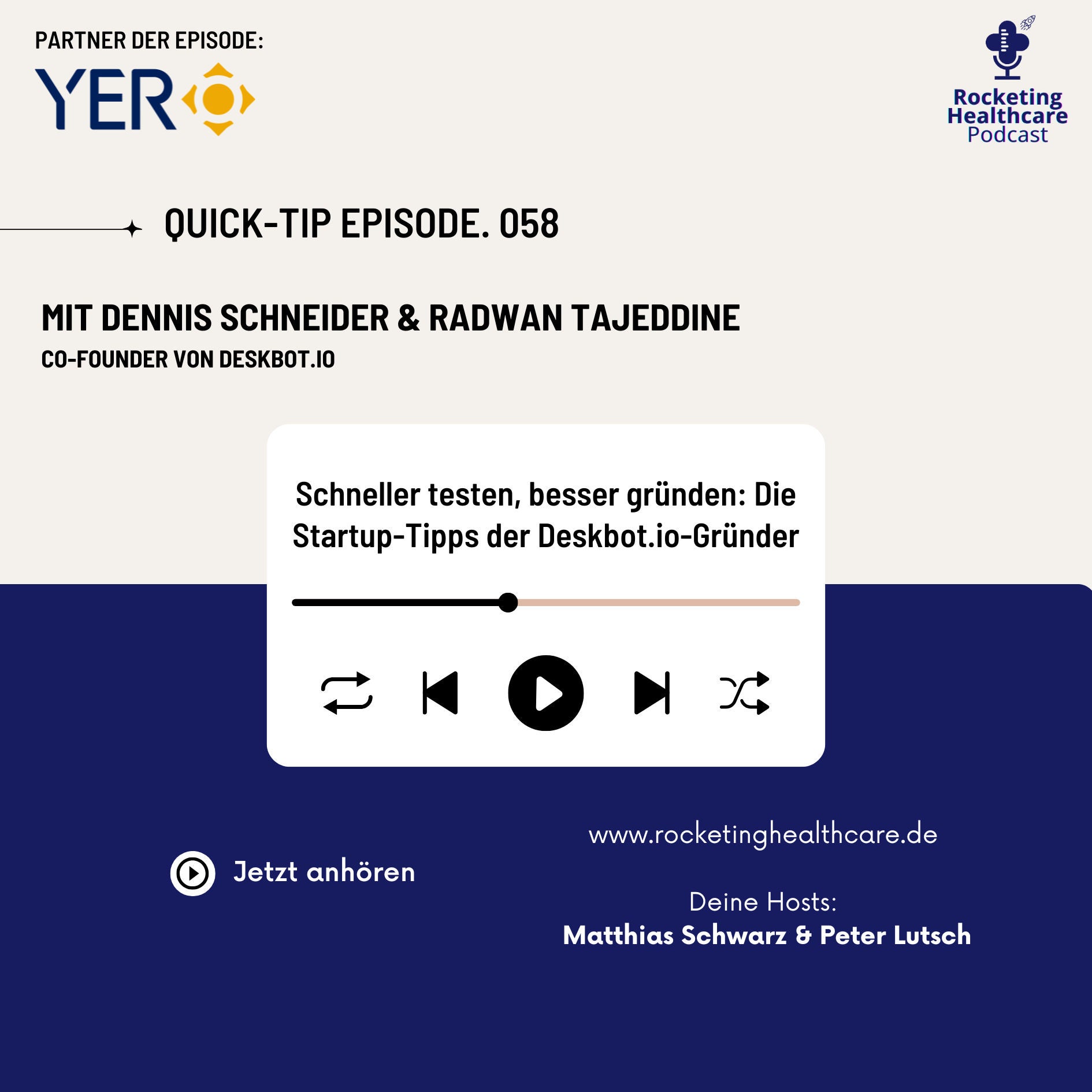 QuickTips #58: Mit Dennis Schneider & Radwan Tajeddine, Co-Founder von Deskbot.io