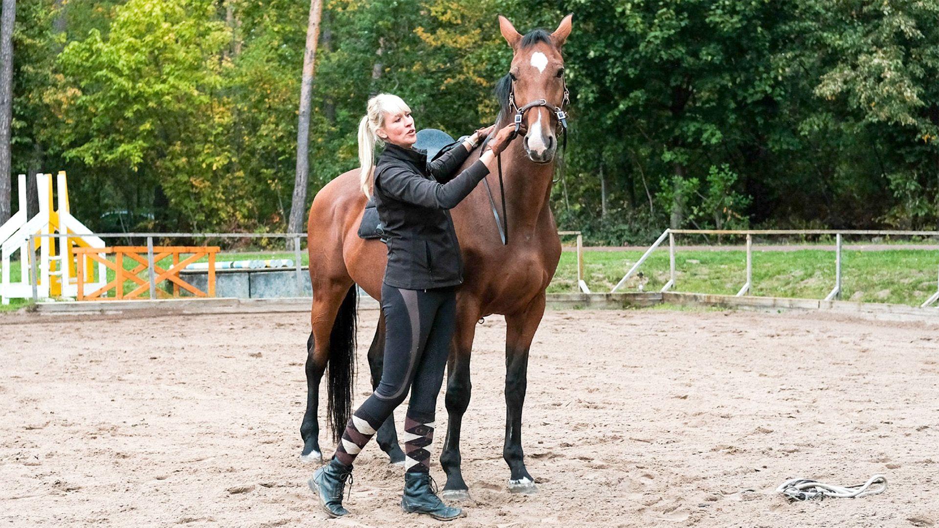 Heute u. a. mit: Xenia und Stute "Cariani"