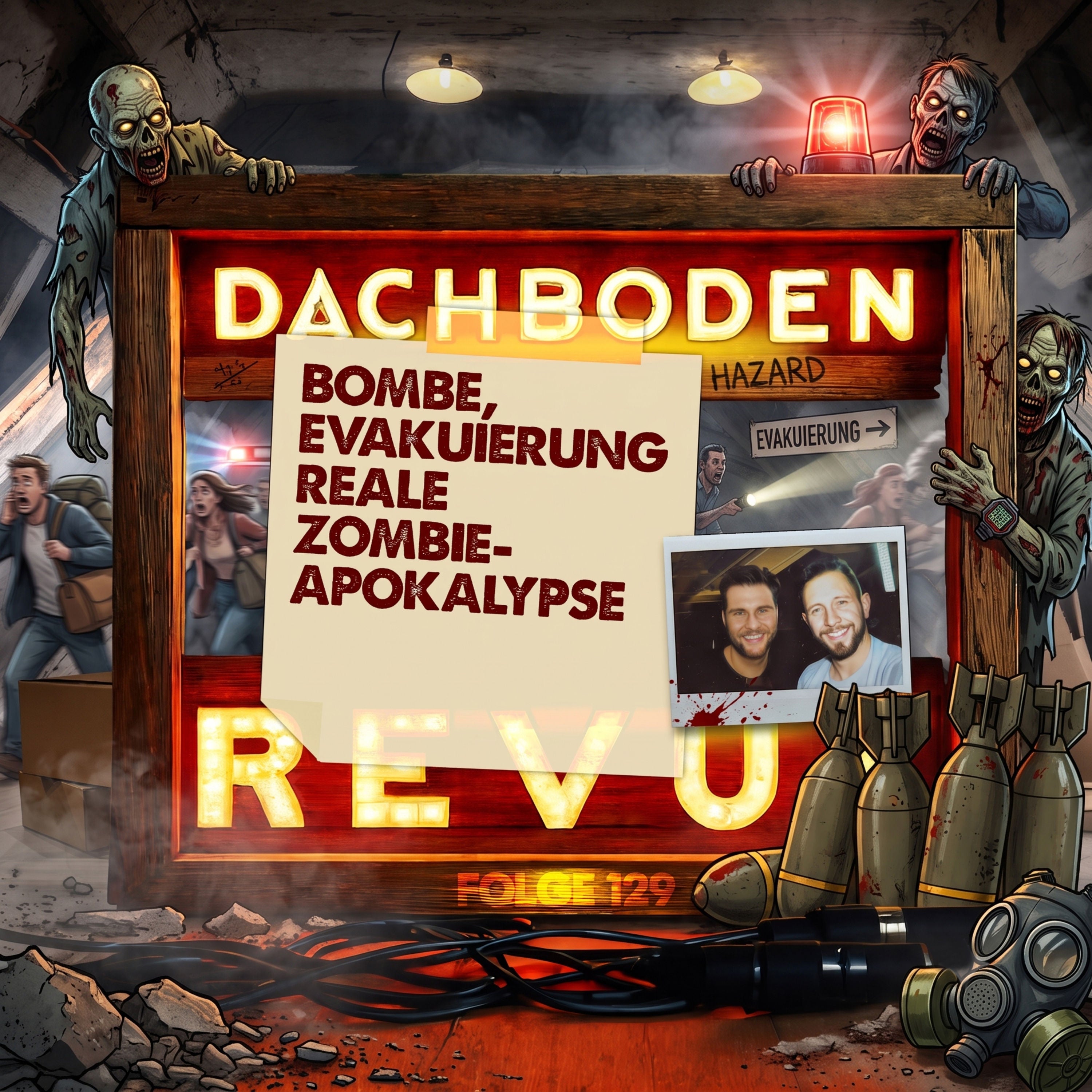 #129, Bombe, Evakuierung, reale Zommbieapokalypse