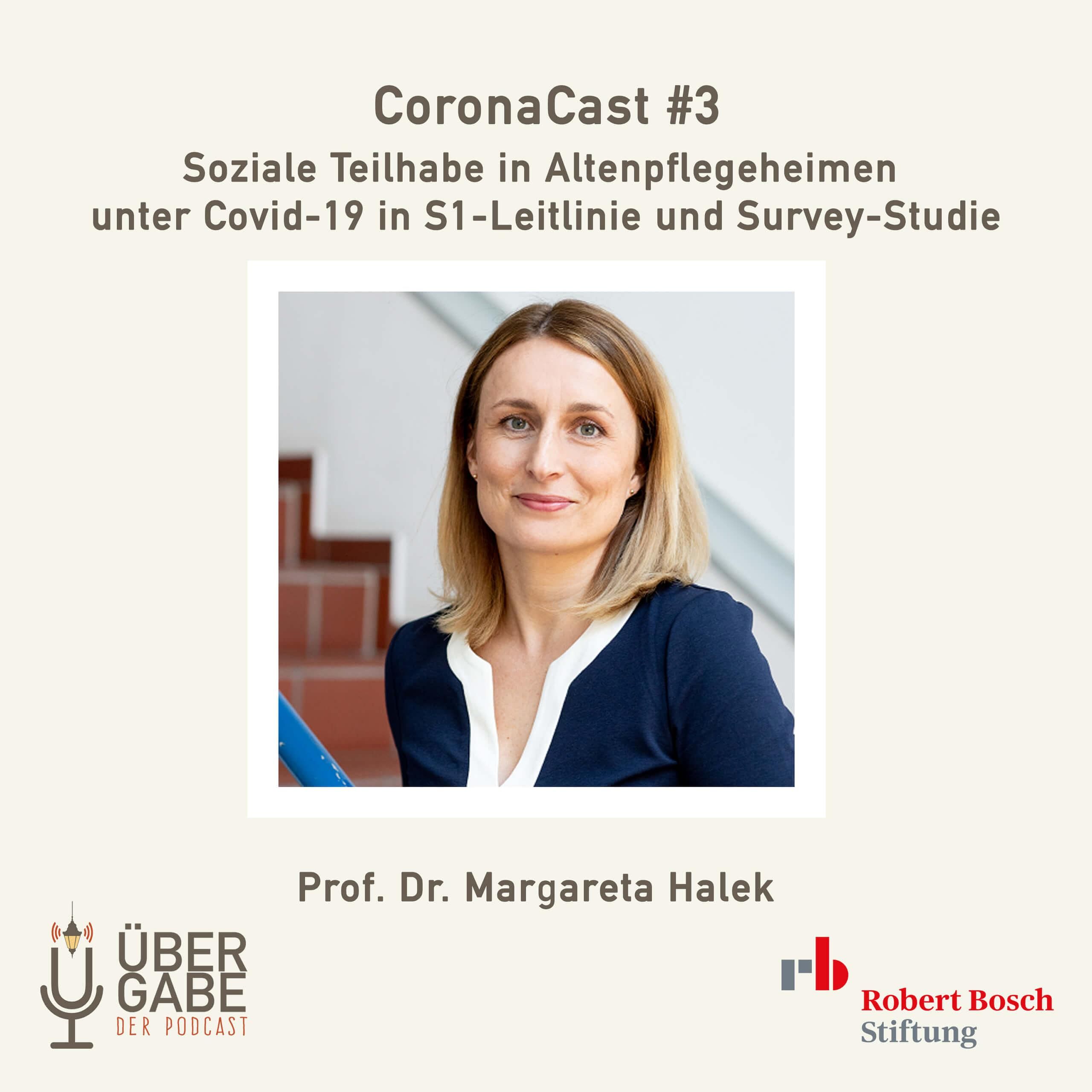 ÜG054 - Soziale Teilhabe in Altenpflegeheimen unter Covid-19 in S1-Leitlinie und Survey-Studie (Prof. Dr. Margareta Halek)