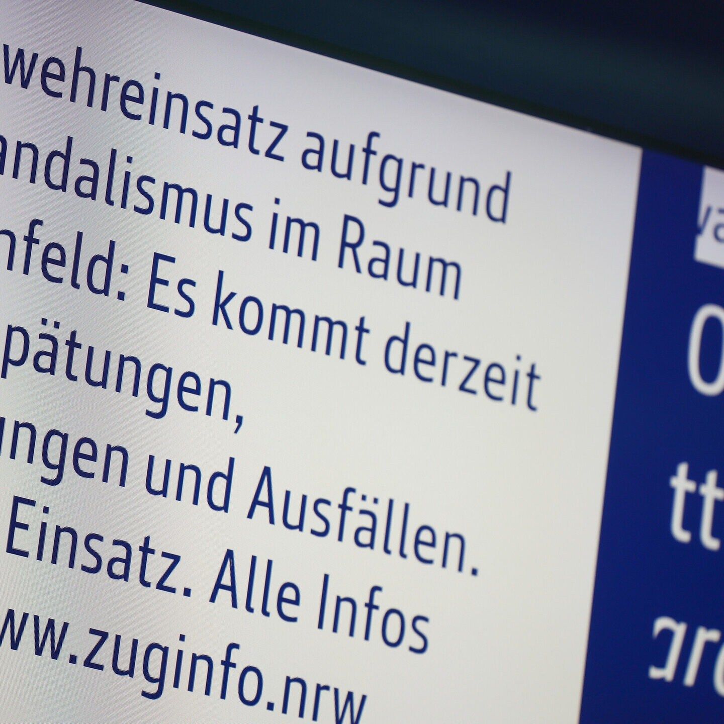 Brandanschlag auf Bahnstrecke
