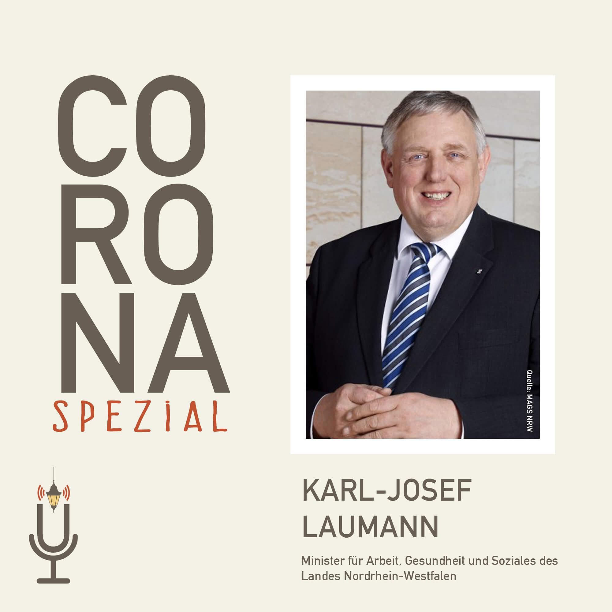 ÜG037 - CORONA SPEZIAL #5: Lage in NRW, Gesetz zur Verpflichtung Pflegender (Interview mit Karl-Josef Laumann)