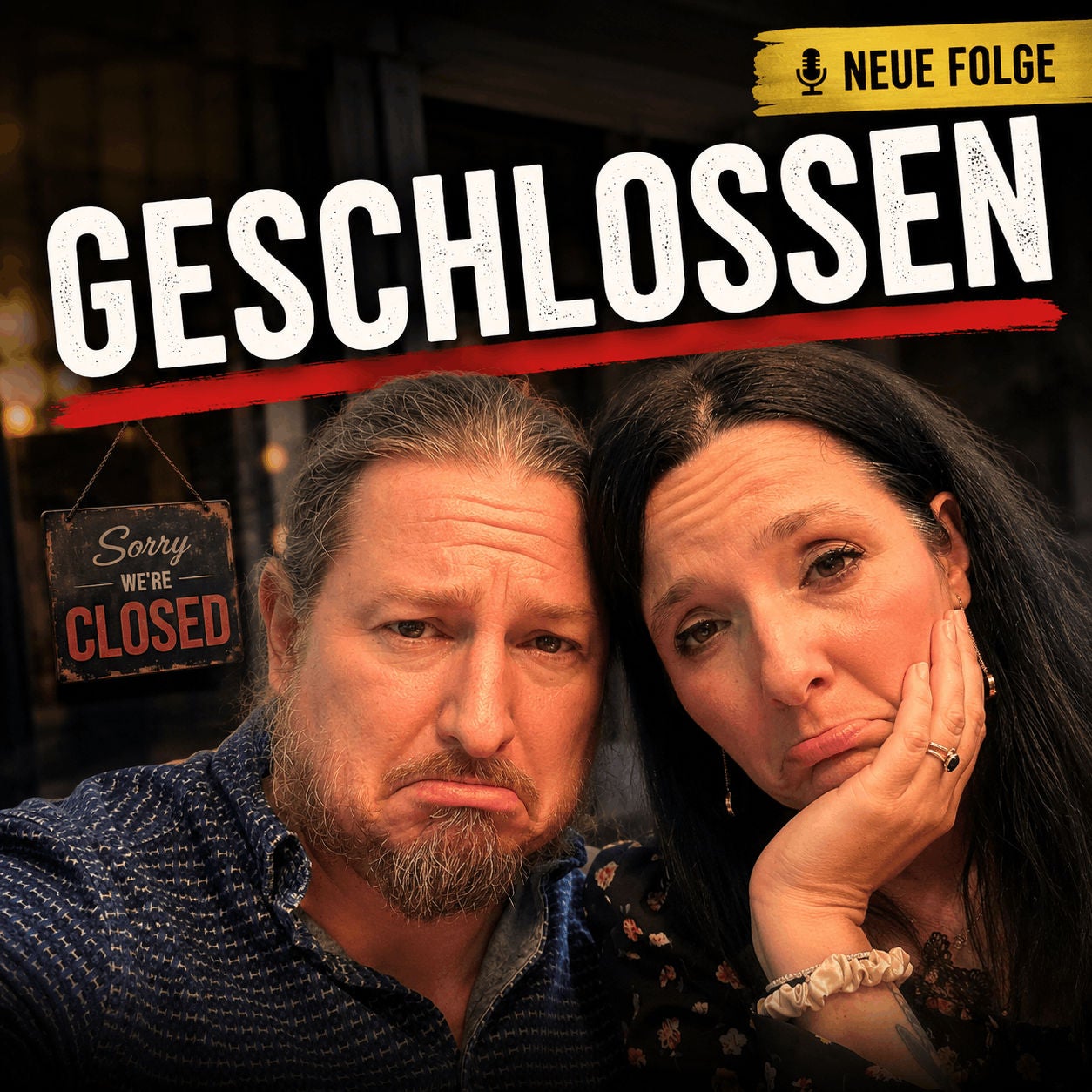 Wir haben geschlossen!