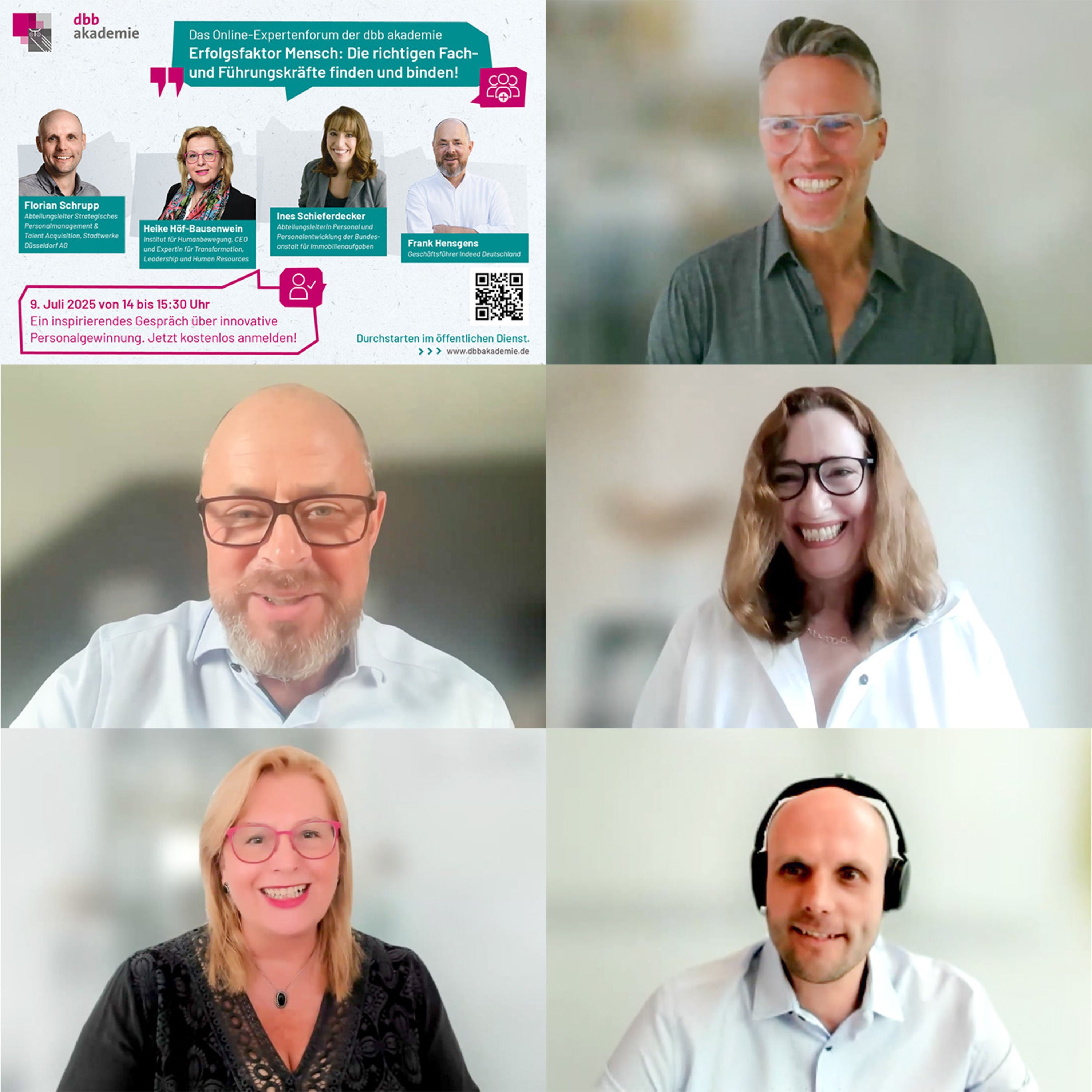 Erfolgsfaktor Mensch: Die richtigen Fach- und Führungskräfte finden und binden! - 2. Online-Expertenforum