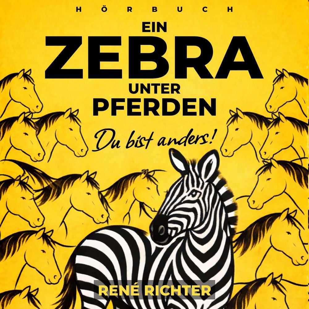 Ein Zebra unter Pferden