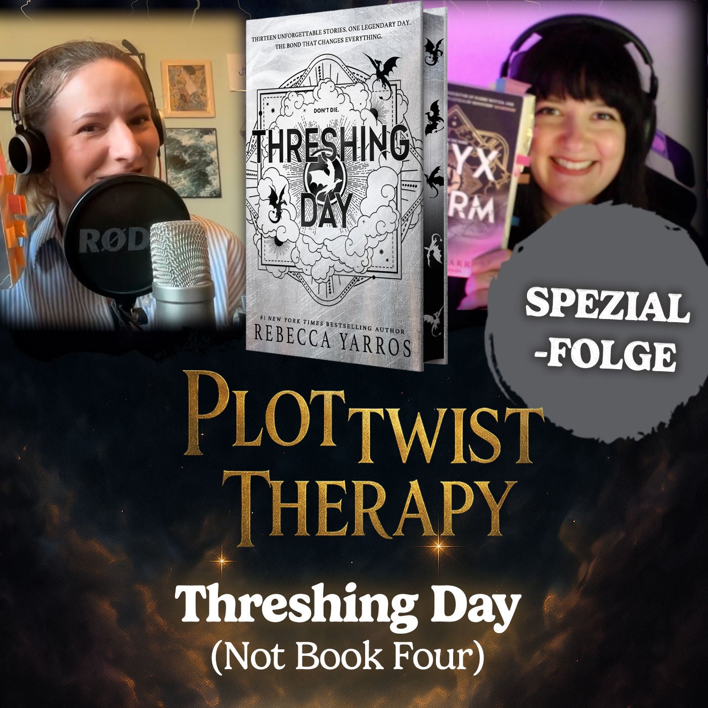 Rebecca Yarros: Threshing Day (Not Book Four, aber alles, was wir wollten!) – Plottwist Therapy Spezialfolge
