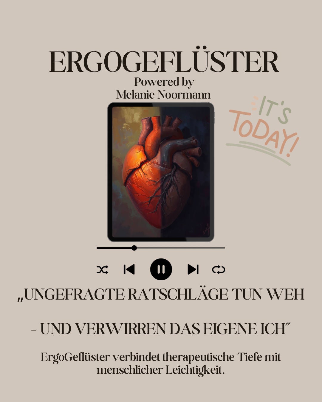 „Ungefragte Ratschläge tun weh – und verwirren das eigene Ich“