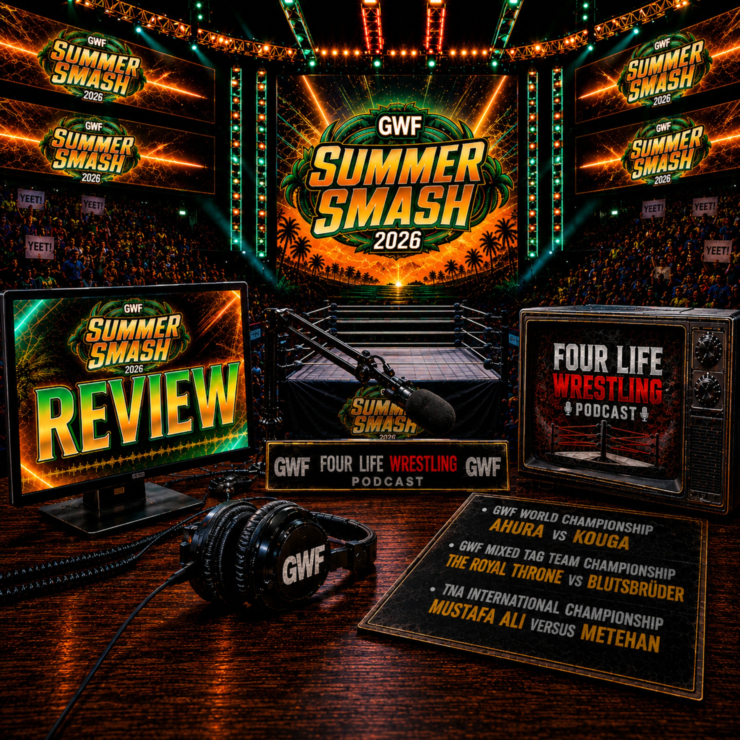 GWF Summer Smash 2026 Preview 🔥 Mustafa Ali, Ahura, Metehan & alle Match Predictions!