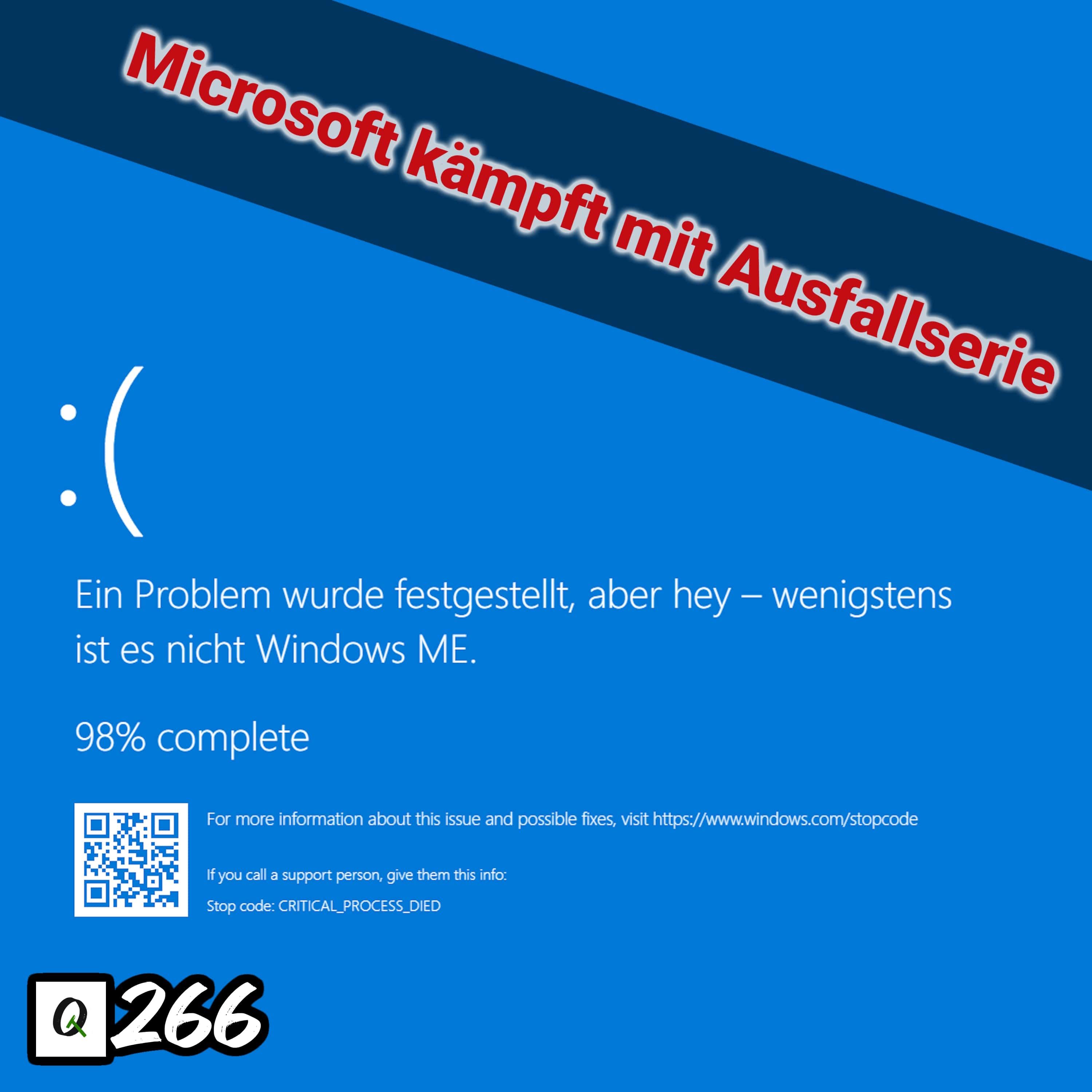 TQ266: Ausfälle für alle! Microsoft Exchange, Sharepoint, Teams, zudem weltweit Starlink; Copilot Chat und Plus im (Berufs-)Alltag und Meeps erstes iPhone