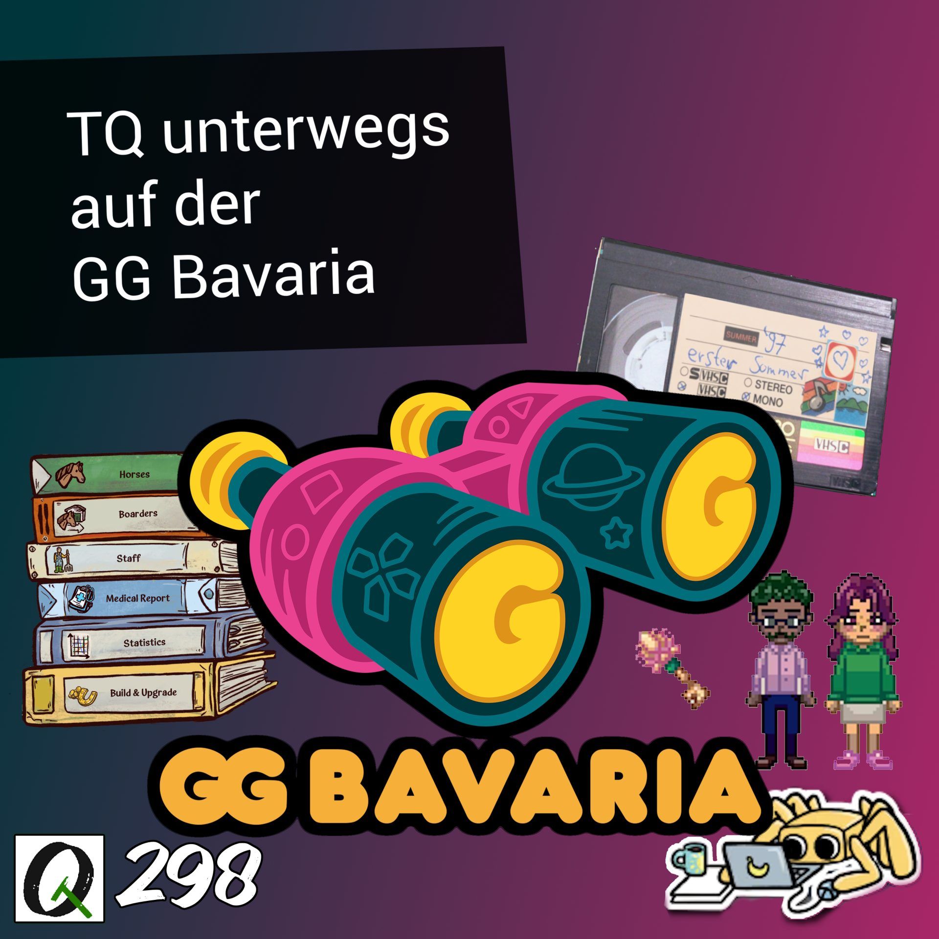 TQ298: GG Bavaria mit Sattel-Controller bei Horses of Hoofprint Bay, Arachnophobie-Modus bei A Webbing Journey, Wasserrutsche statt Rollercoaster bei Aquapark Tycoon; mit ChromeOS gegen Elektroschrott; Wuchang: Fallen Feathers gespielt