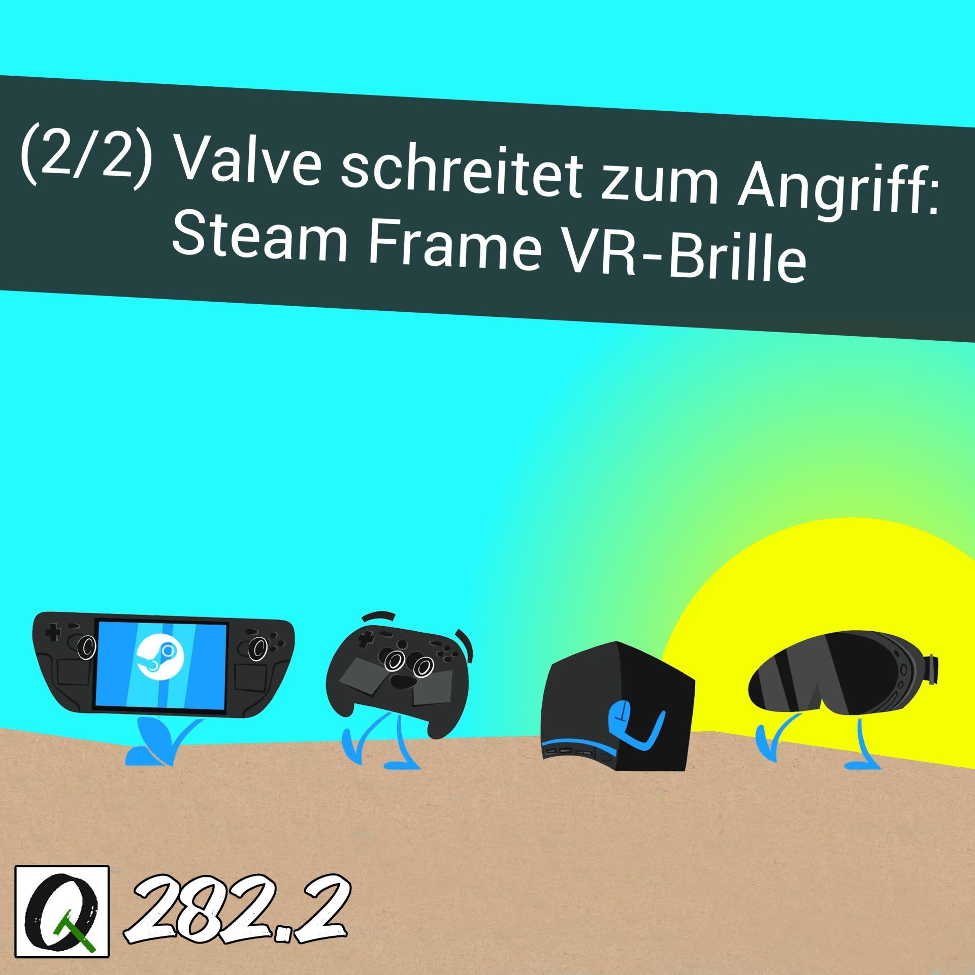 TQ282.2: Valves Angriff auf Meta Quest 3 – „Steam Frame“ VR-Brille mit SteamOS als Standalone und Streaming von PC