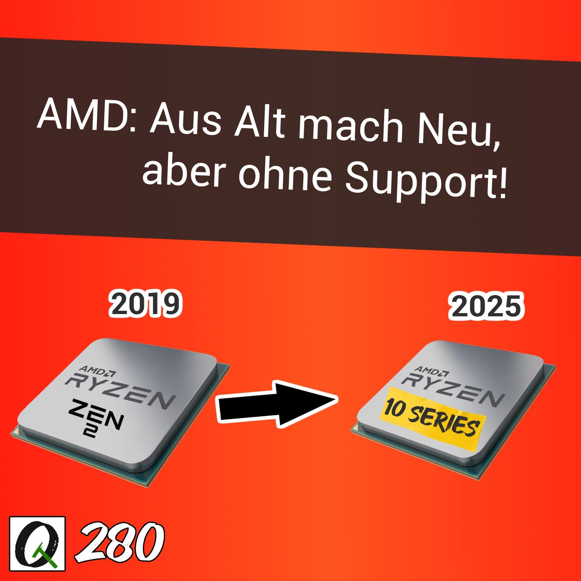 TQ280: AMD verkauft alte APUs unter neuem Namen und die Kunden für dumm; AMD setzt Radeon RX 5000 und 6000 in den Wartungsmodus, aber dann doch nicht (?); nächste Xbox wird ein PC mit Xbox-Modus; Simon the Sorcerer Origins und Thrasher gespielt